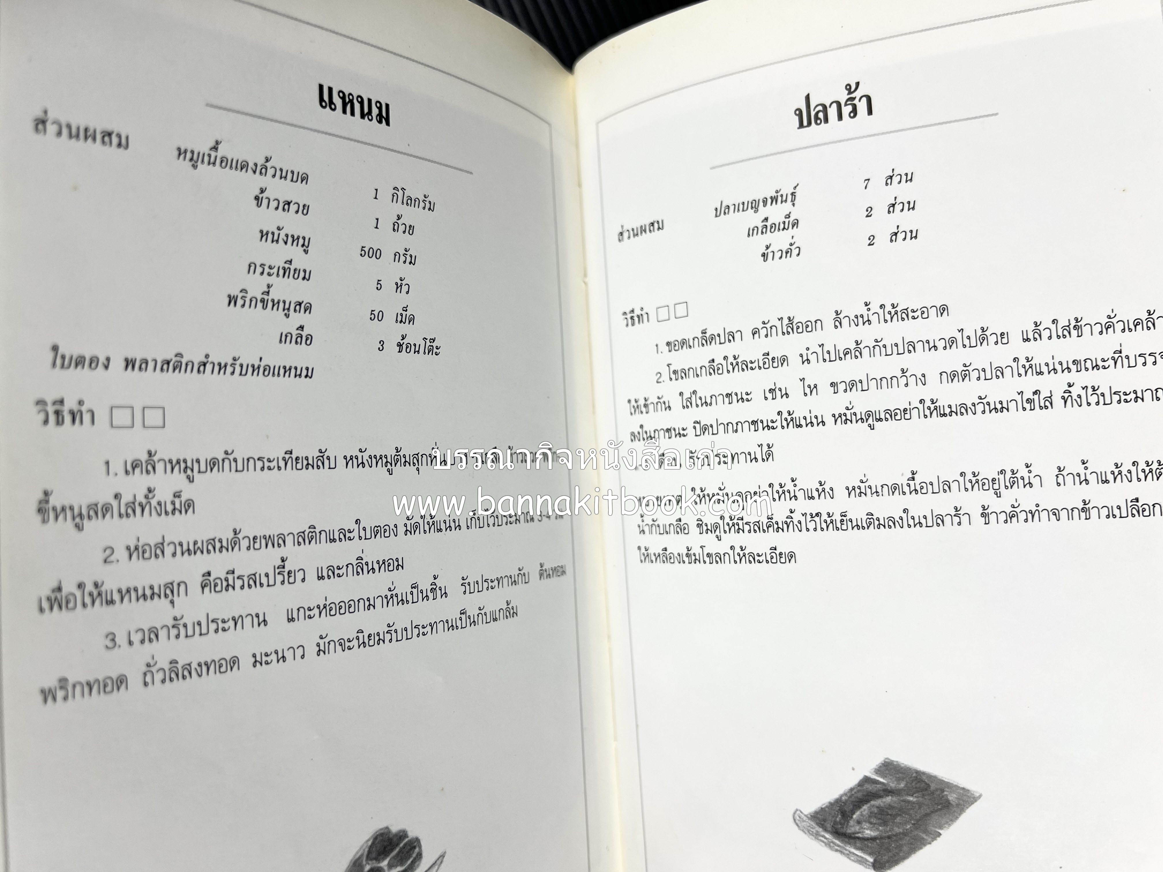 อาหารเชื่อม ดอง และการถนอมอาหาร โดย : อาจารย์ศรีสมร คงพันธุ์ (พิมพ์ครั้งแรก).