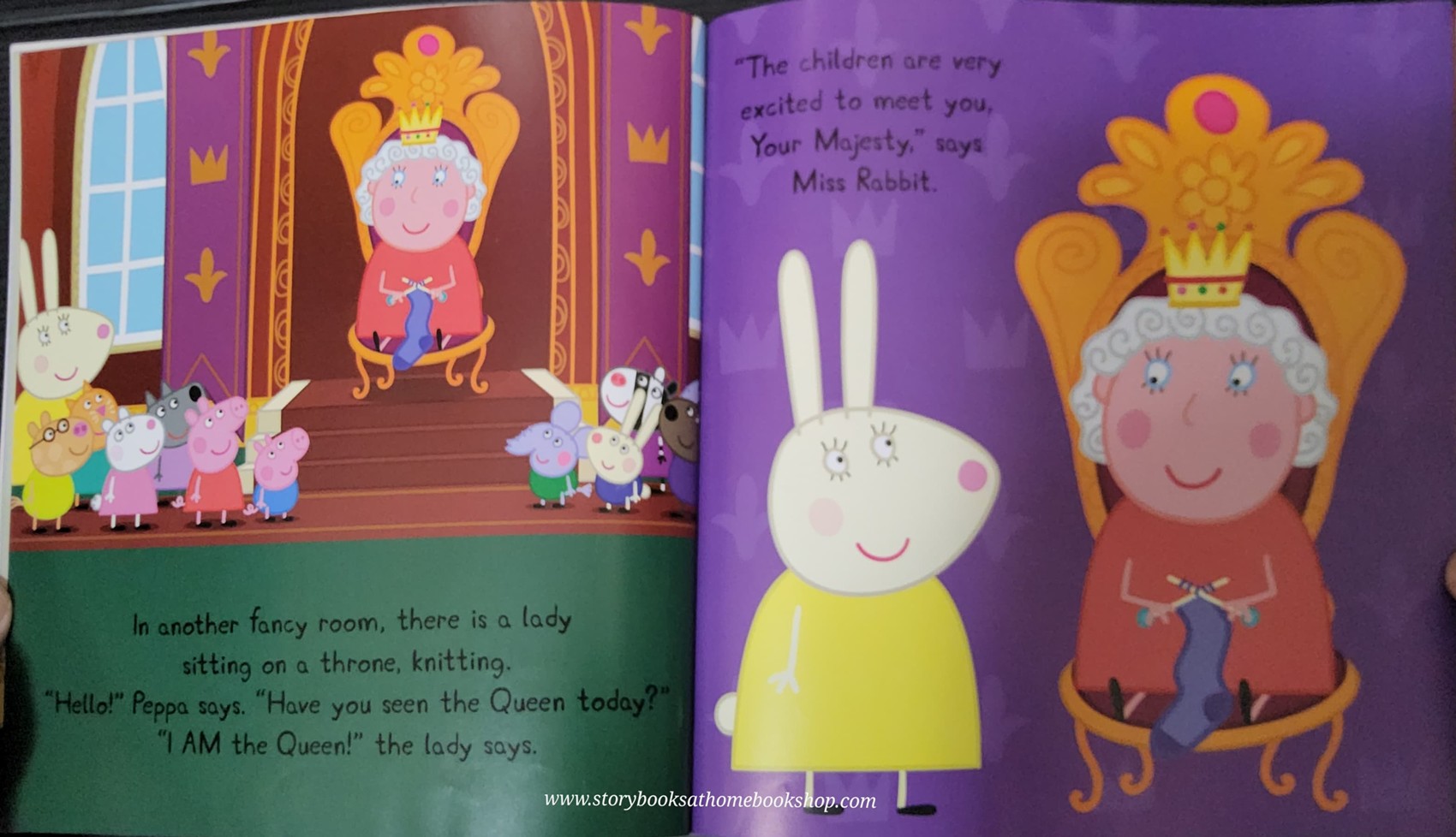 หนังสือนิทานปกอ่อน ** 🍅🍓 Peppa Meets the Queen