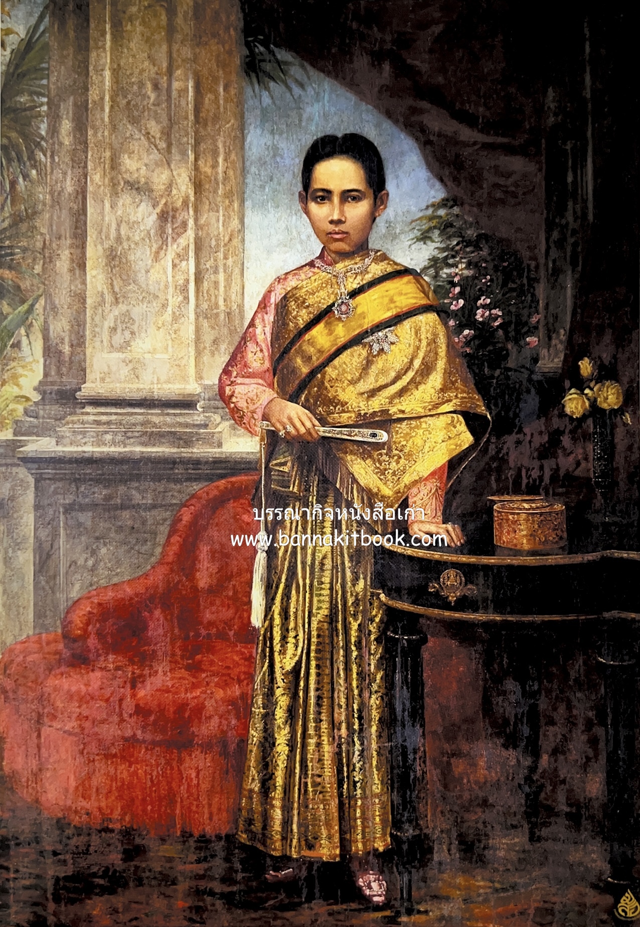 ศรีสวรินทิรานุสรณีย์ (วังสระปทุมสมัยสมเด็จพระพันวัสสาอัยยิกาฯ - ภาพหาดูยาก) สมเด็จพระเทพรัตนราชสุดาฯ.