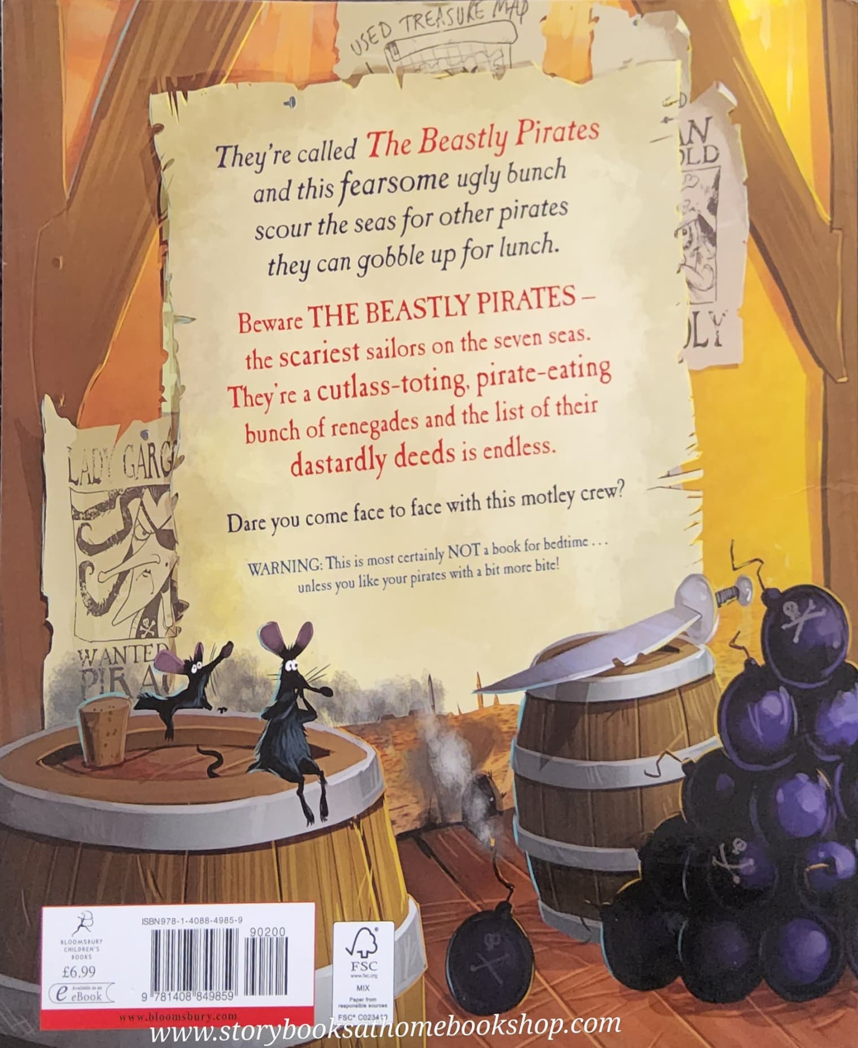 หนังสือนิทานปกอ่อน** 🍅🍓THE BEASTLY PIRATES BY JOHN KELLY
