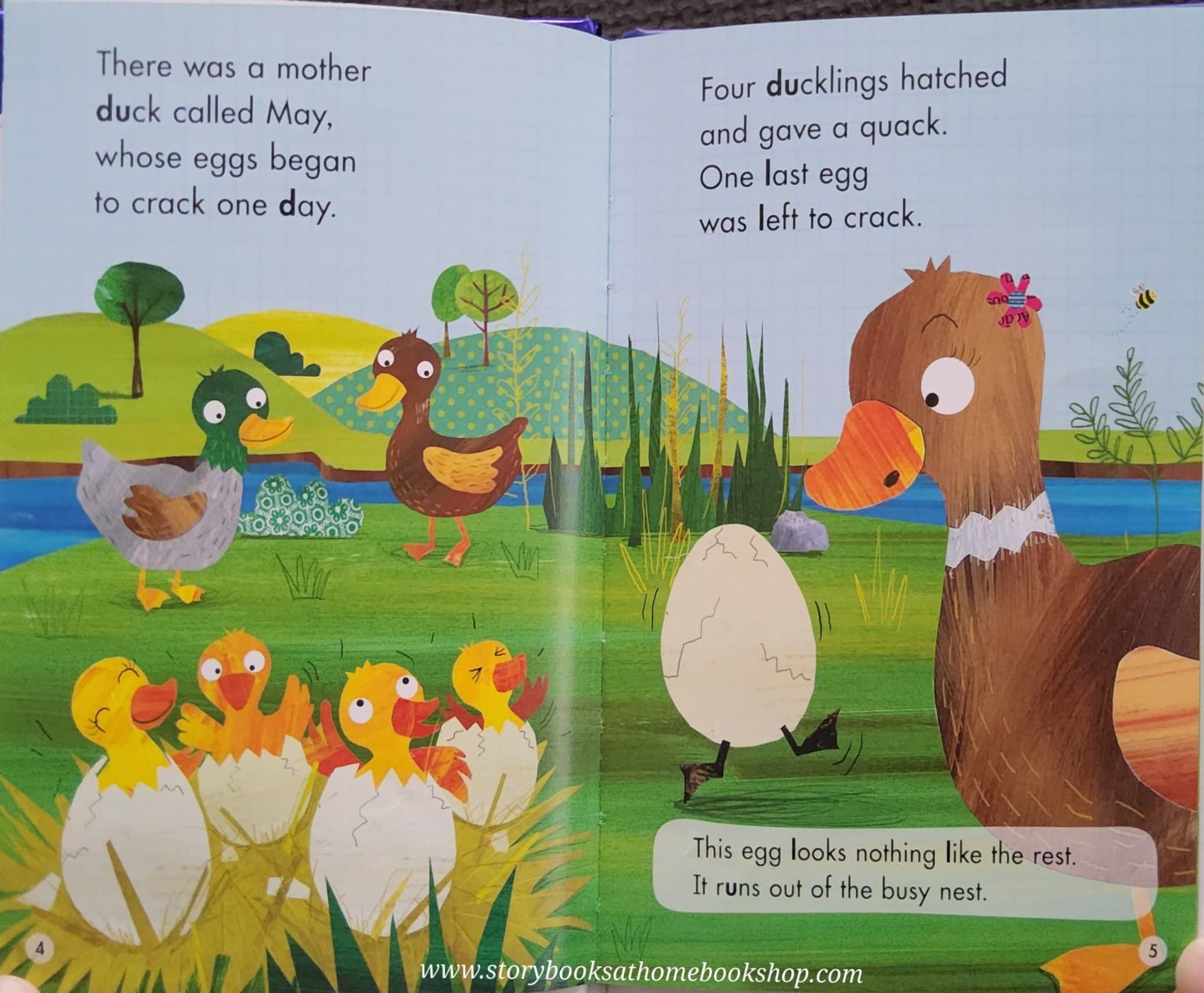 หนังสือนิทานปกแข็ง ** ♥️♥️THE UGLY DUCKLING PHONICS
