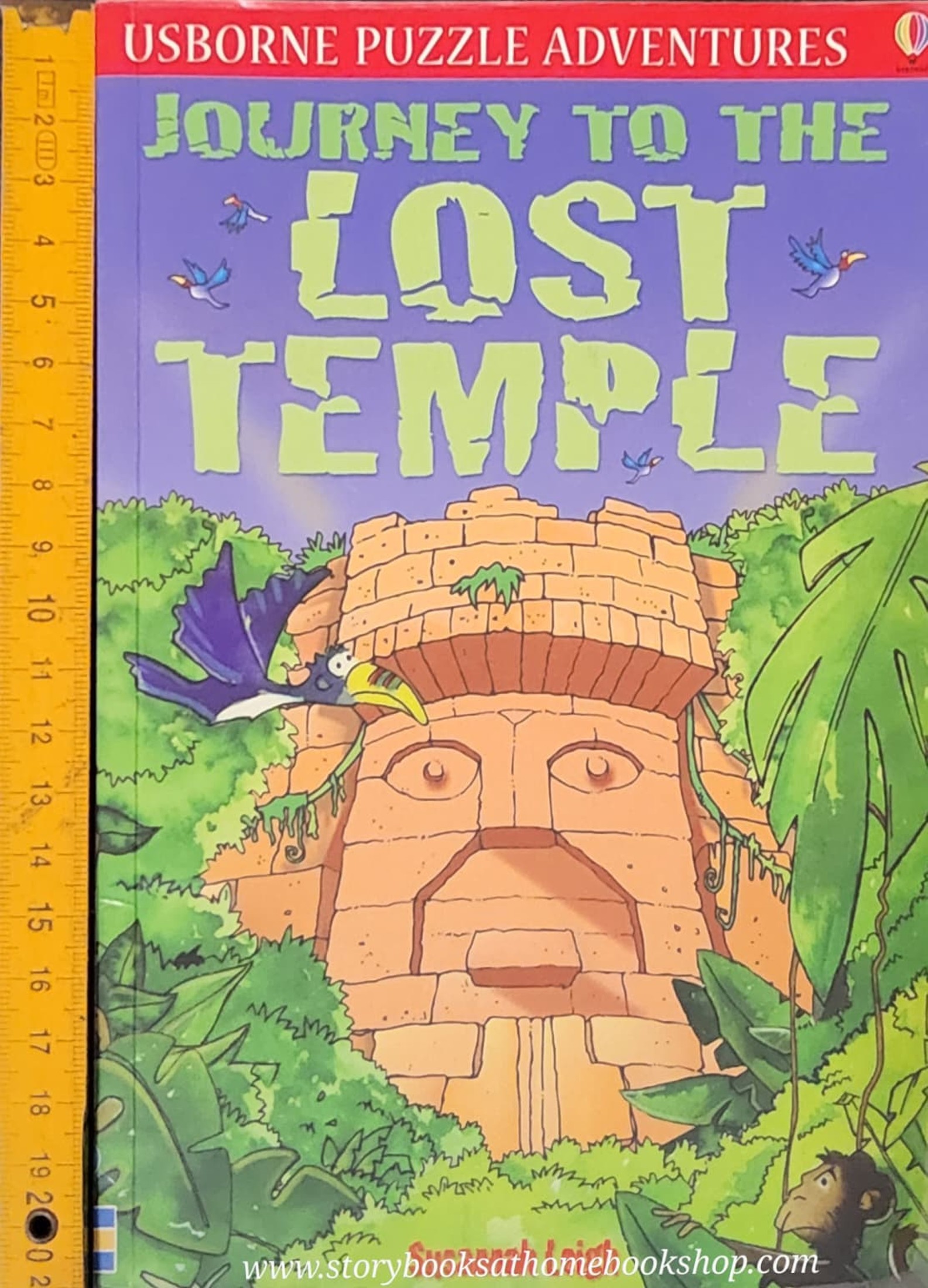 PUZZLE BOOK** ♥️USBORNE PUZZLE ADVENTURES:JOURNEY TO THE LOST TEMPLE BY SUSANNAH LEIGH