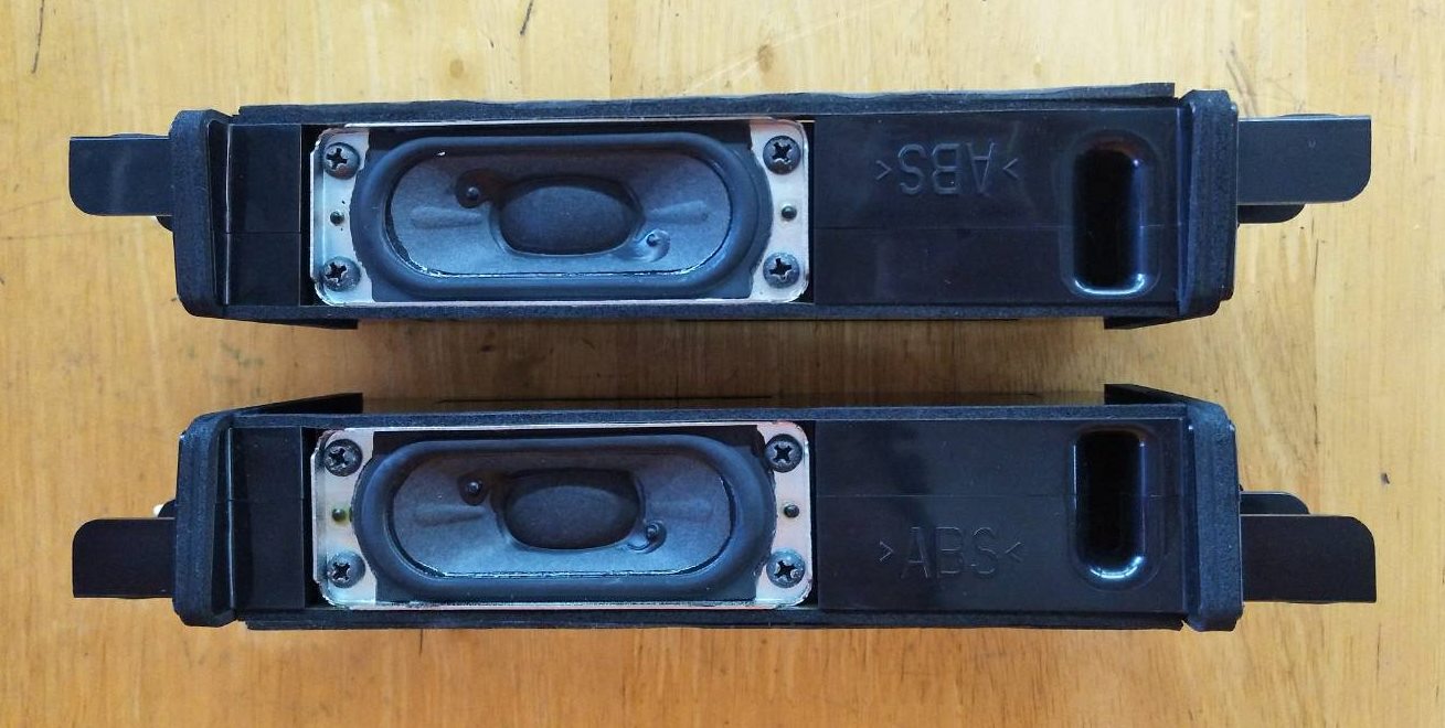 ลำโพงทีวีSONY(โซนี่) อะไหล่ของแท้ถอดจากเครื่อง รุ่น KDL-42W674A KDL-47W804A 1-858-861-11#1-858-861-21