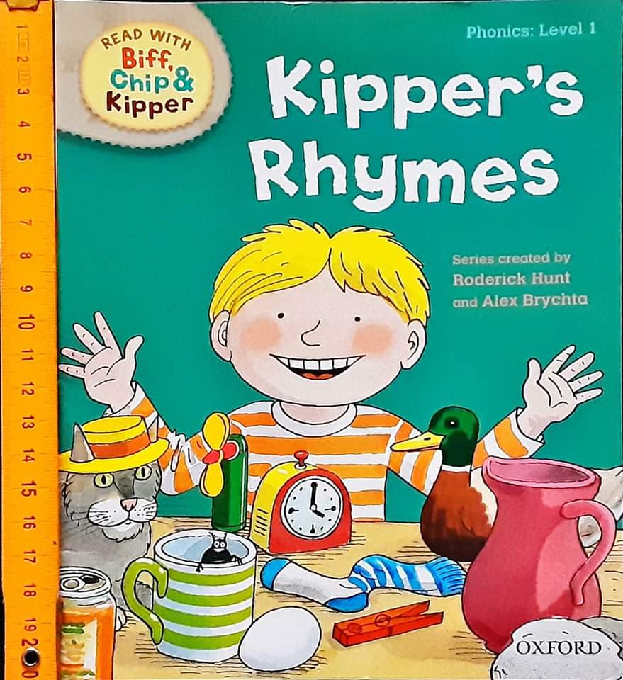 หนังสือนิทานปกอ่อน** 🍅🍓Read with Biff Chip&Kipper: Phonics:Level 1:Kipper's Rhymes