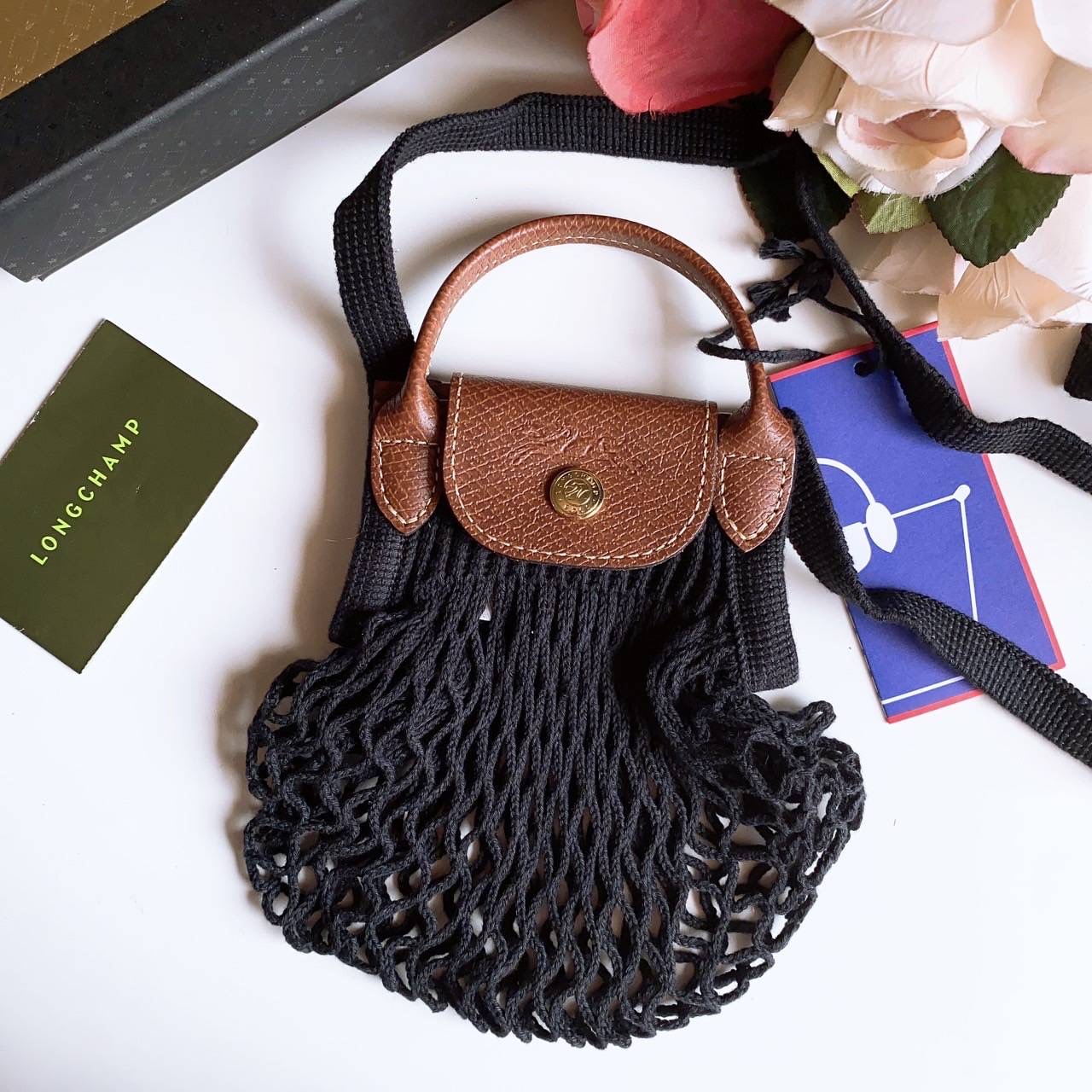 New Longchamp xs ราคาสีดำ