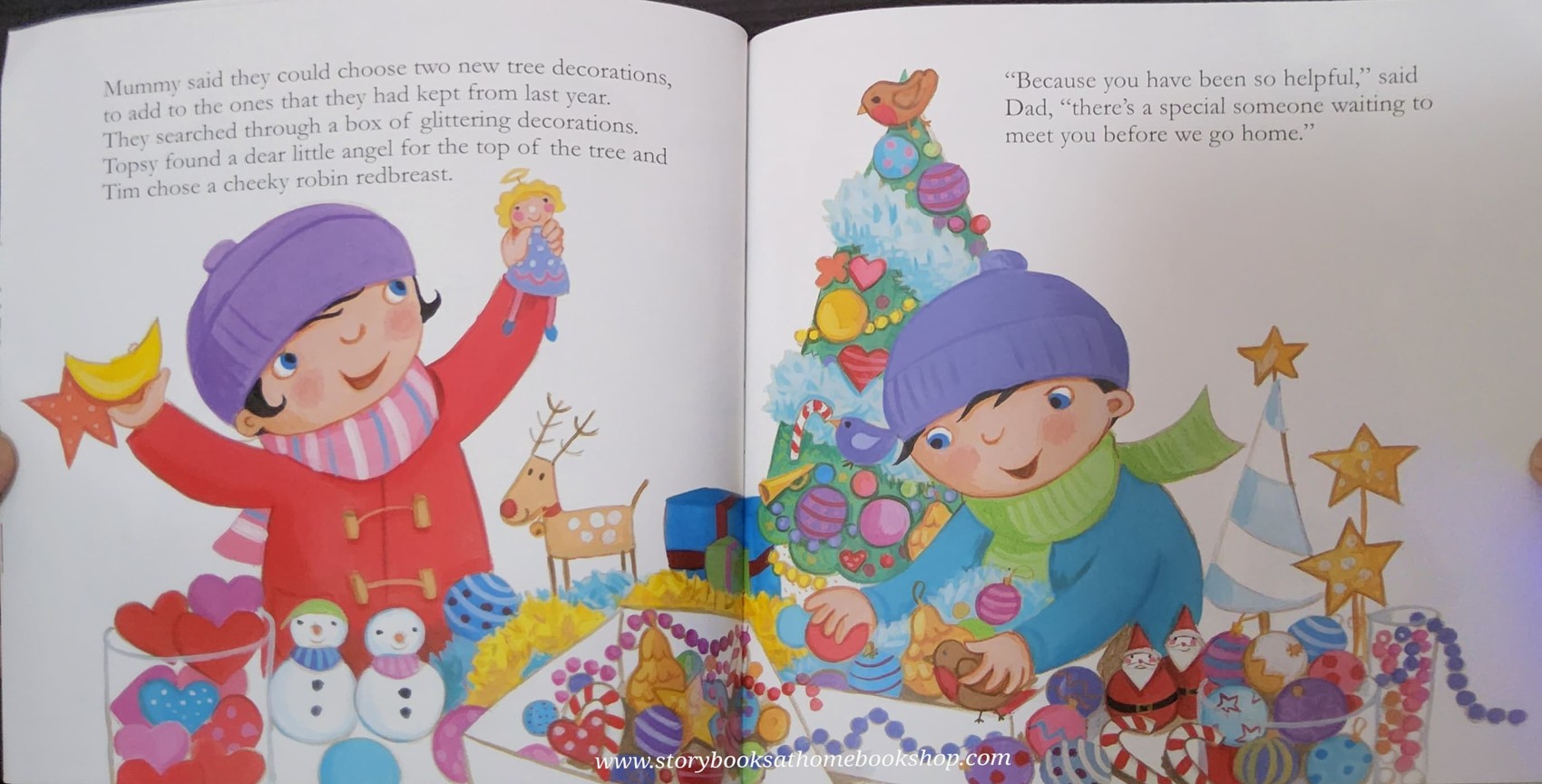 หนังสือนิทานปกอ่อน** 🍅🍅TOPSY AN TIM MEET FATHER CHRISTMAS