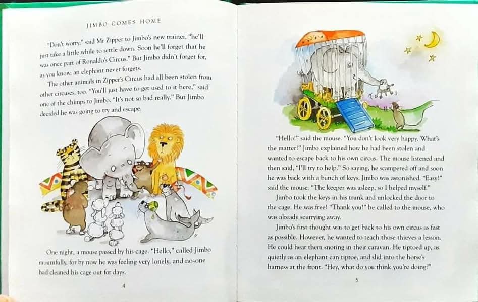 หนังสือนิทานปกอ่อน ** 🍅🍓CHILDREN'S STORYTIME COLLECTION:JIMBO COMES HOME AND OTHER STORIES