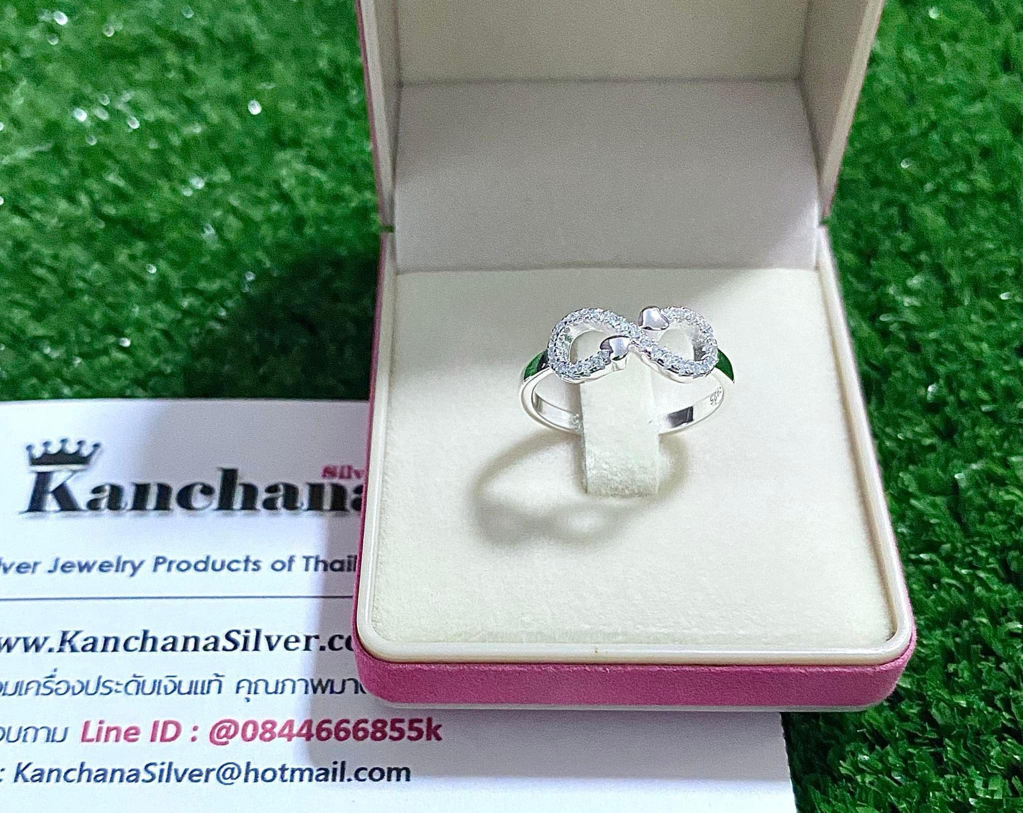 แหวนเงินแท้ ประดับเพชร งานสวยๆ ไซส์ size 49, 50, 51, 52, 53, 54, 55, 56, 57, 58, 59