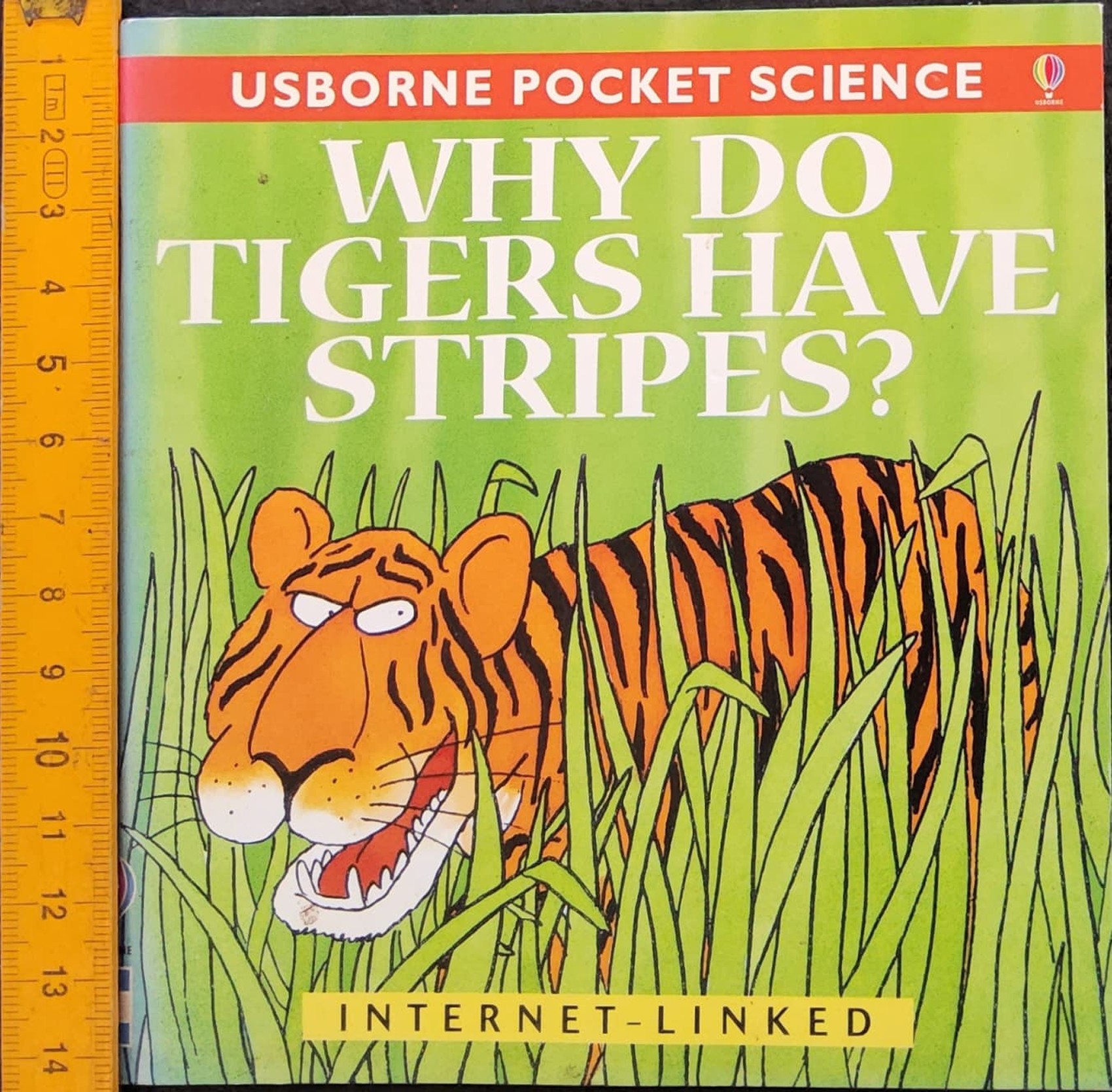 KNOWLEDGE BOOK** ♥️♥️USBORNE POCKET SCIENCE WHY DO TIGERS HAVE STRIPES?