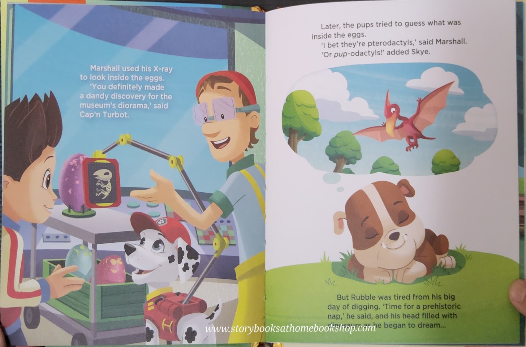 หนังสือนิทานปกแข็ง** 🍅🍓 PAW PETROL JURASIC BARK