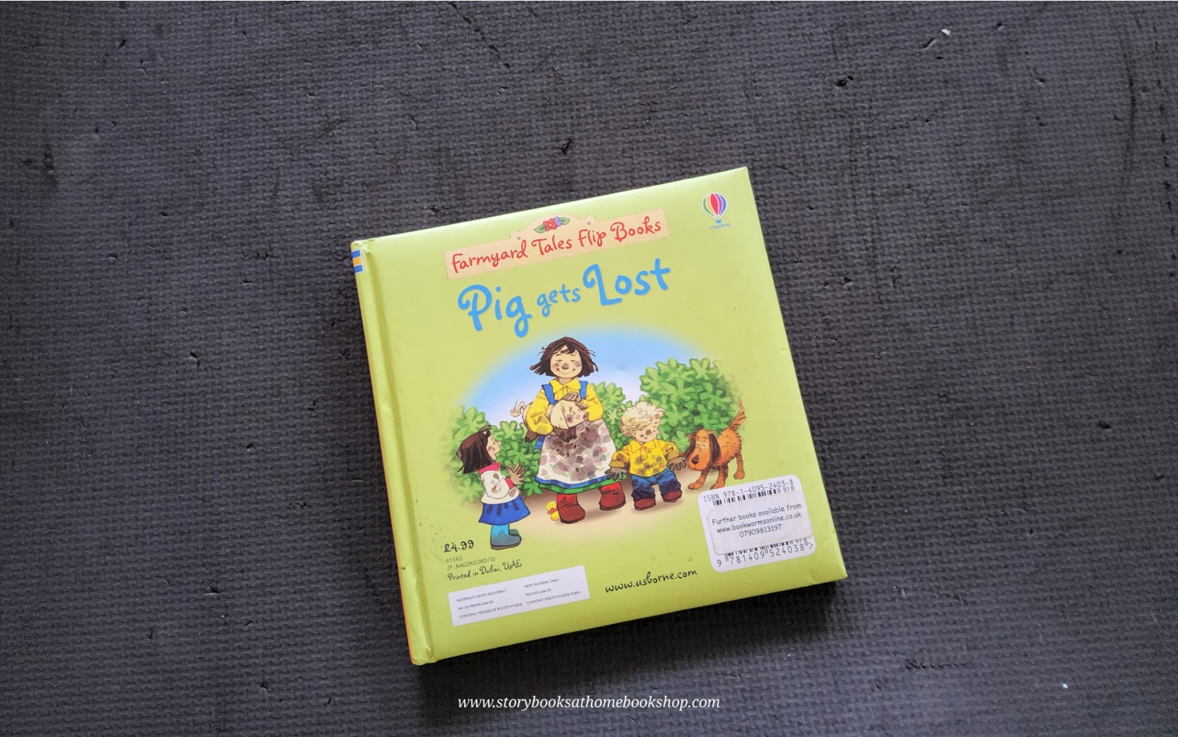 หนังสือนิทานปกแข็ง** ♥️TWO STORIES IN ONE BOOK:FARMYARD TALES FLIP BOOKS THE NAUGHTY SHEEP +PIG GETS LOST