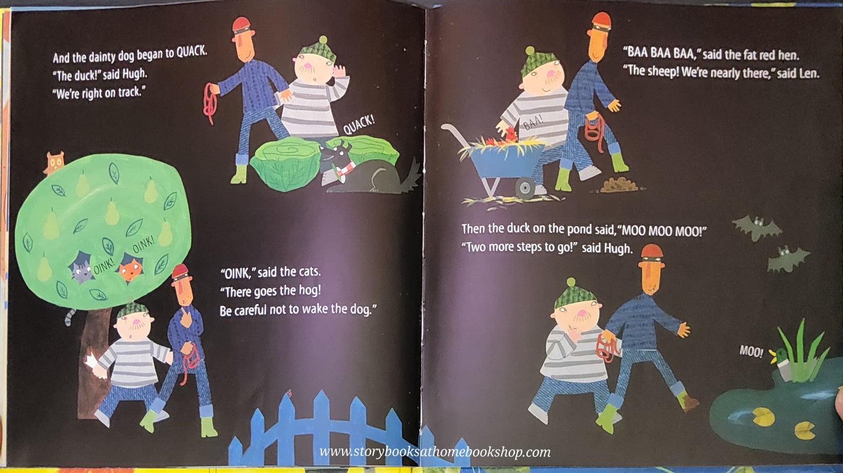 หนังสือนิทานปกแข็ง ** 🍅🍓WHAT THE LADYBIRD HEARD BY JULIA DONALDSON.LYDIA MONKS