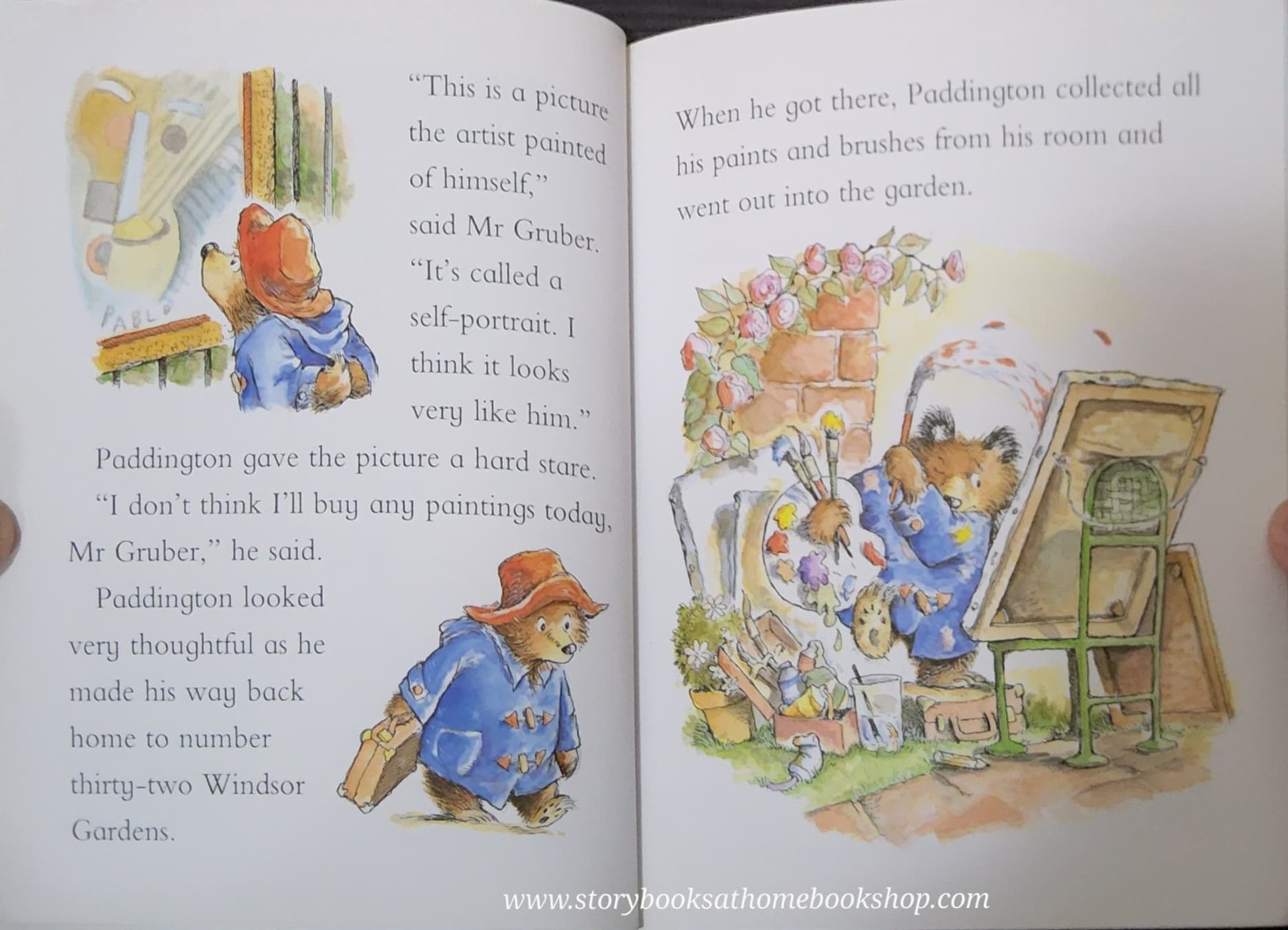 หนังสือนิทานปกอ่อน** 🍅🍓PADDINGTON AT THE ARTIST BY MICHAEL BOND