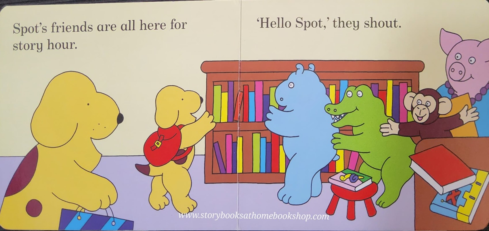 Board Book** 🍅🍓 SPOT GOES TO THE LIBRARY