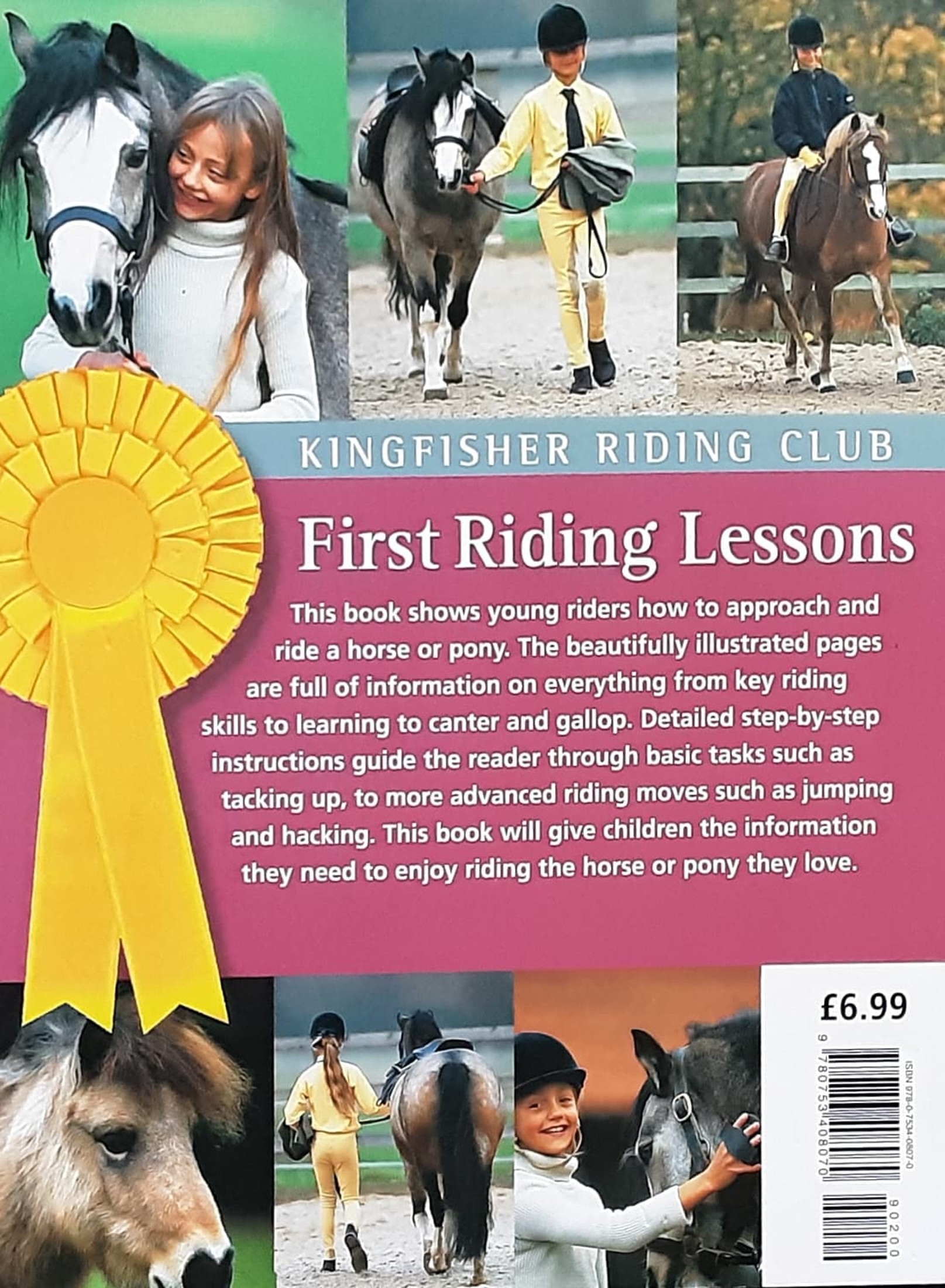 หนังสือความรู้ KINGFISHER RIDING CLUB:FIRST RIDING LESSONS