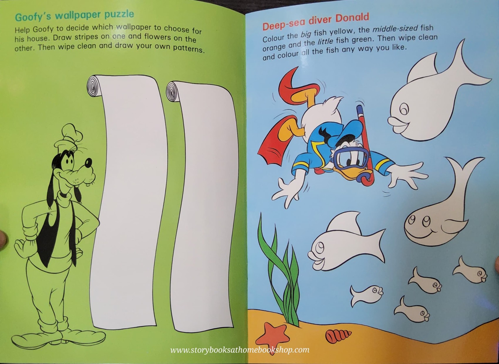 Colouring Book** ððDISNEY DONALD'S WIPE AND CLEAN