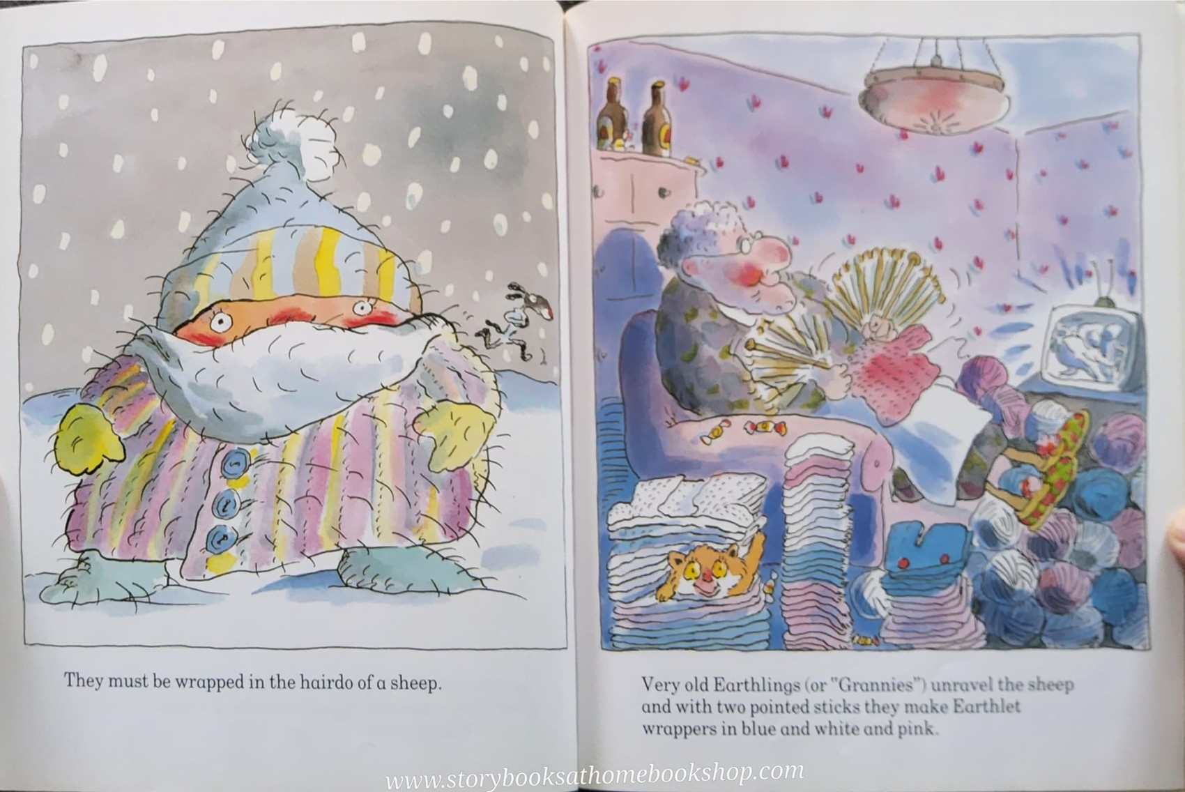 หนังสือนิทานปกอ่อน ** 🍓🍓 DR XARGLE'S BOOK OF EARTHLETS BY JEANNE WILLIS AND TONY ROSS