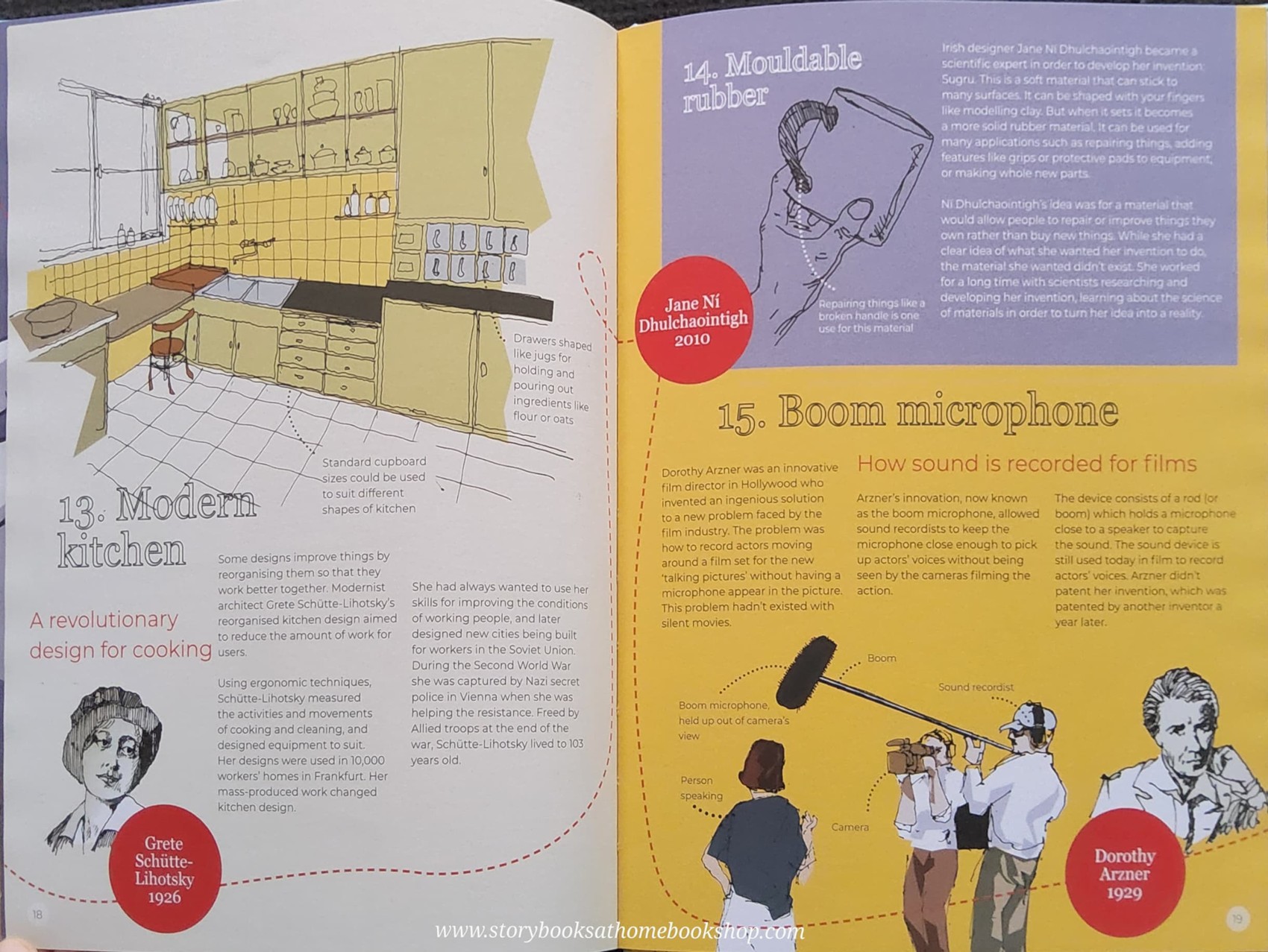 KNOWLEDGE BOOK ** 🍅🍓BRIGHT SPARKS AMAZING DISCOVERS,INVENTIONS&DISIGNS BY WOMEN