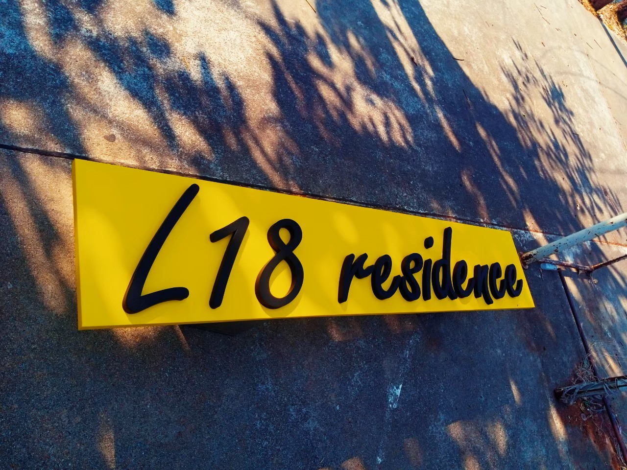 #ป้ายอักษรซิงค์ทำสี