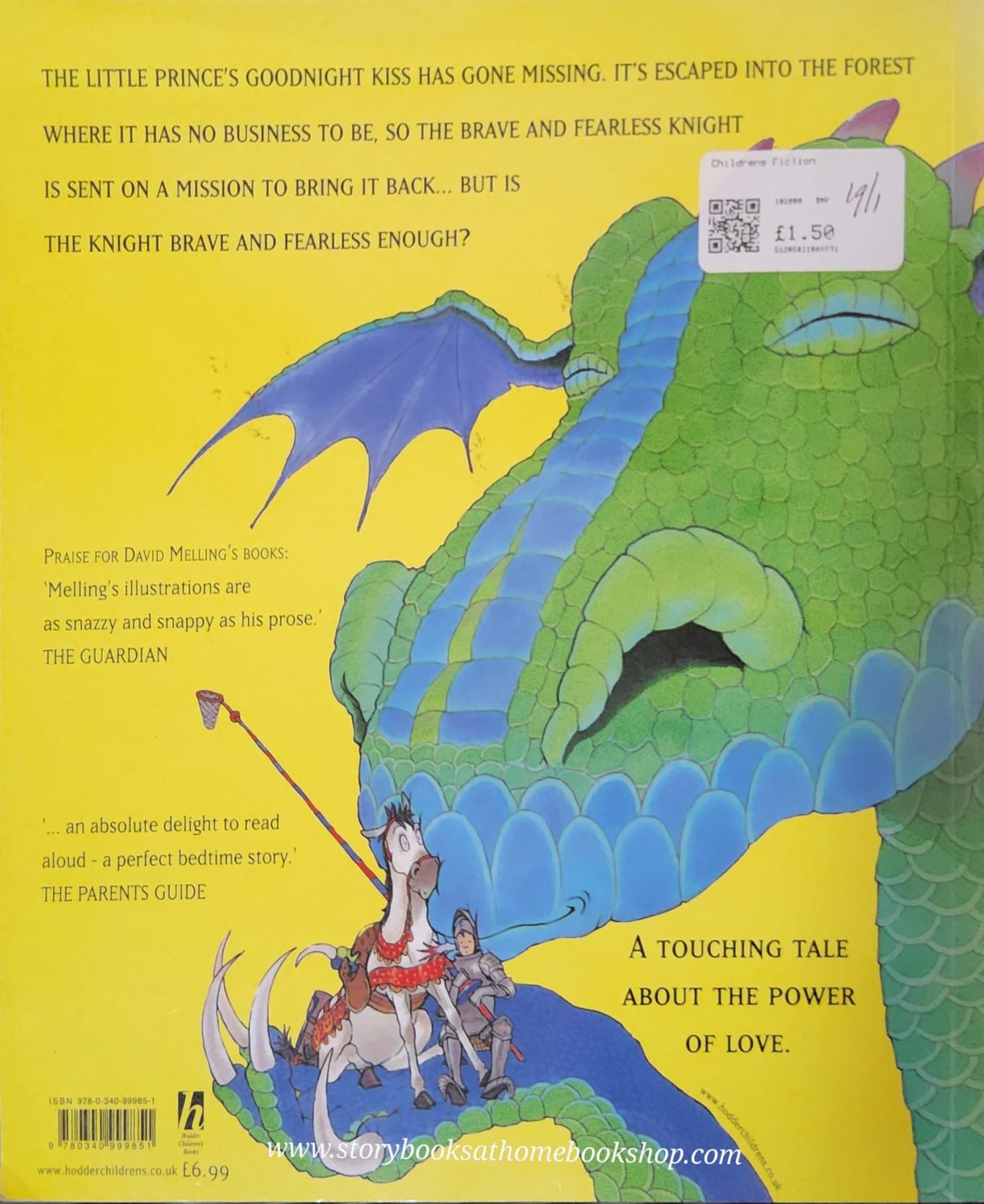 หนังสือนิทานปกอ่อน** 🍅🍓THE KISS THAT MISSES BY DAVID MELLING