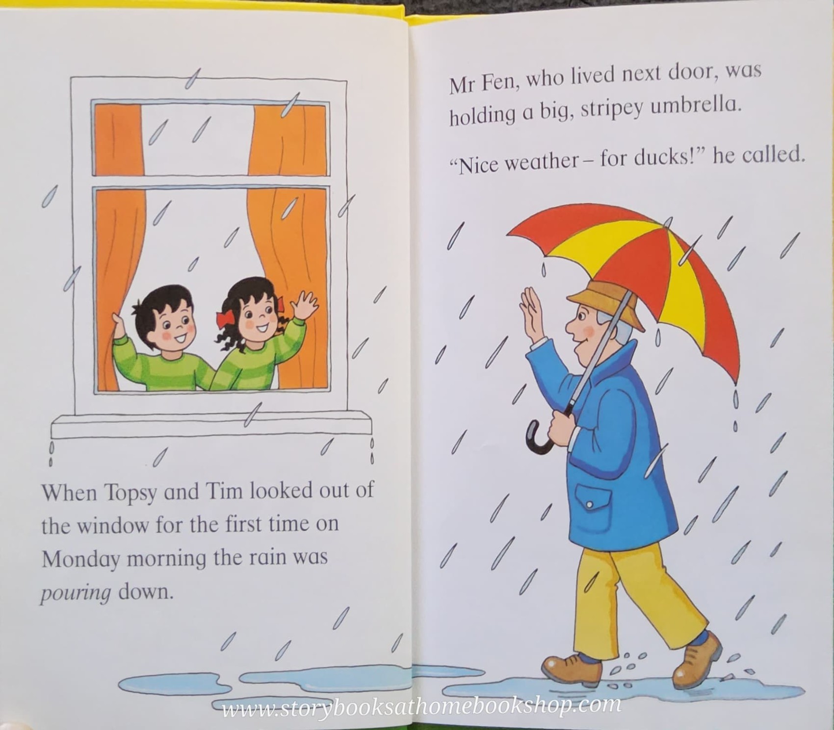 หนังสือนิทานปกแข็ง** 🍅🍓TOPSY+TIM RED BOOTS,YELLOW BOOTS