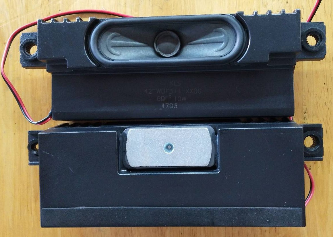 ลำโพงทีวีTCL(ทีซีแอล) ของแท้ถอดจากเครื่อง รุ่น55P3 :42-WDF311-XX0G