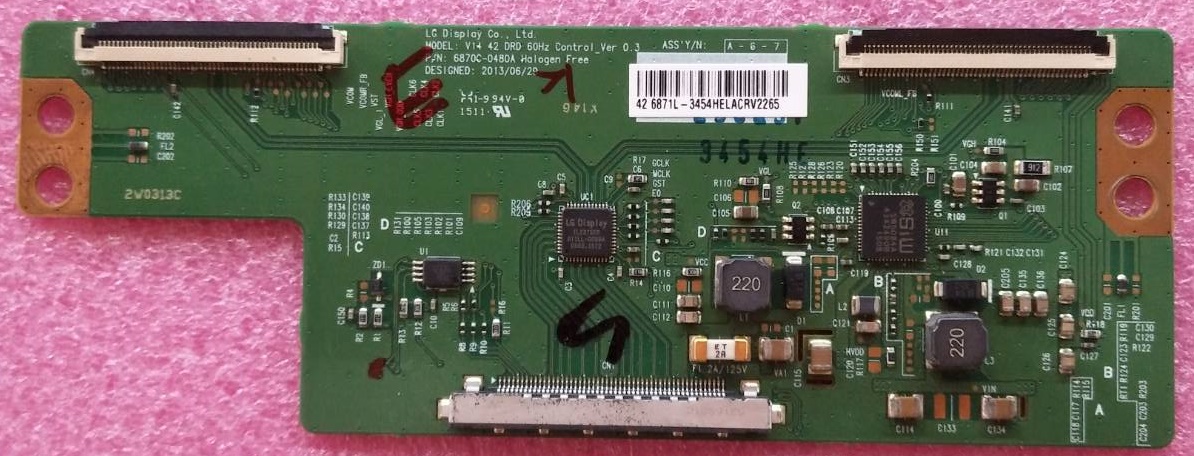 ทีคอนทีวี Panasonic (พานาโซนิค) อะไหล่แท้/มือสองพร้อมใช้งาน พาร์ท6870C-0480A ใช้กับรุ่นTH-42AS630T TH-42AS610T TH-42A410T TH-43A410T