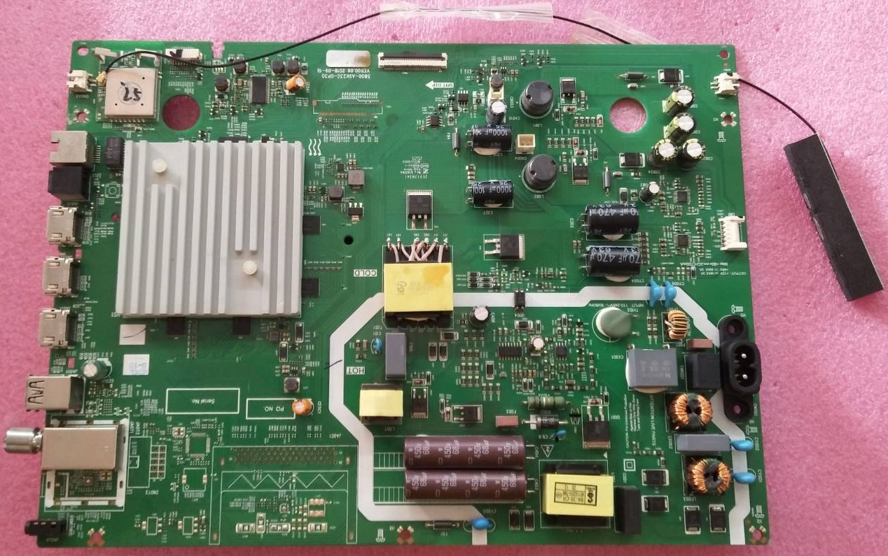 เมนบอร์ดทีวี พานาโซนิค PANASONIC ของแท้มือสองถอดจากเครื่อง รุ่น TH-50HX650T พาสบอร์ด 5800-A9K23G-0P30