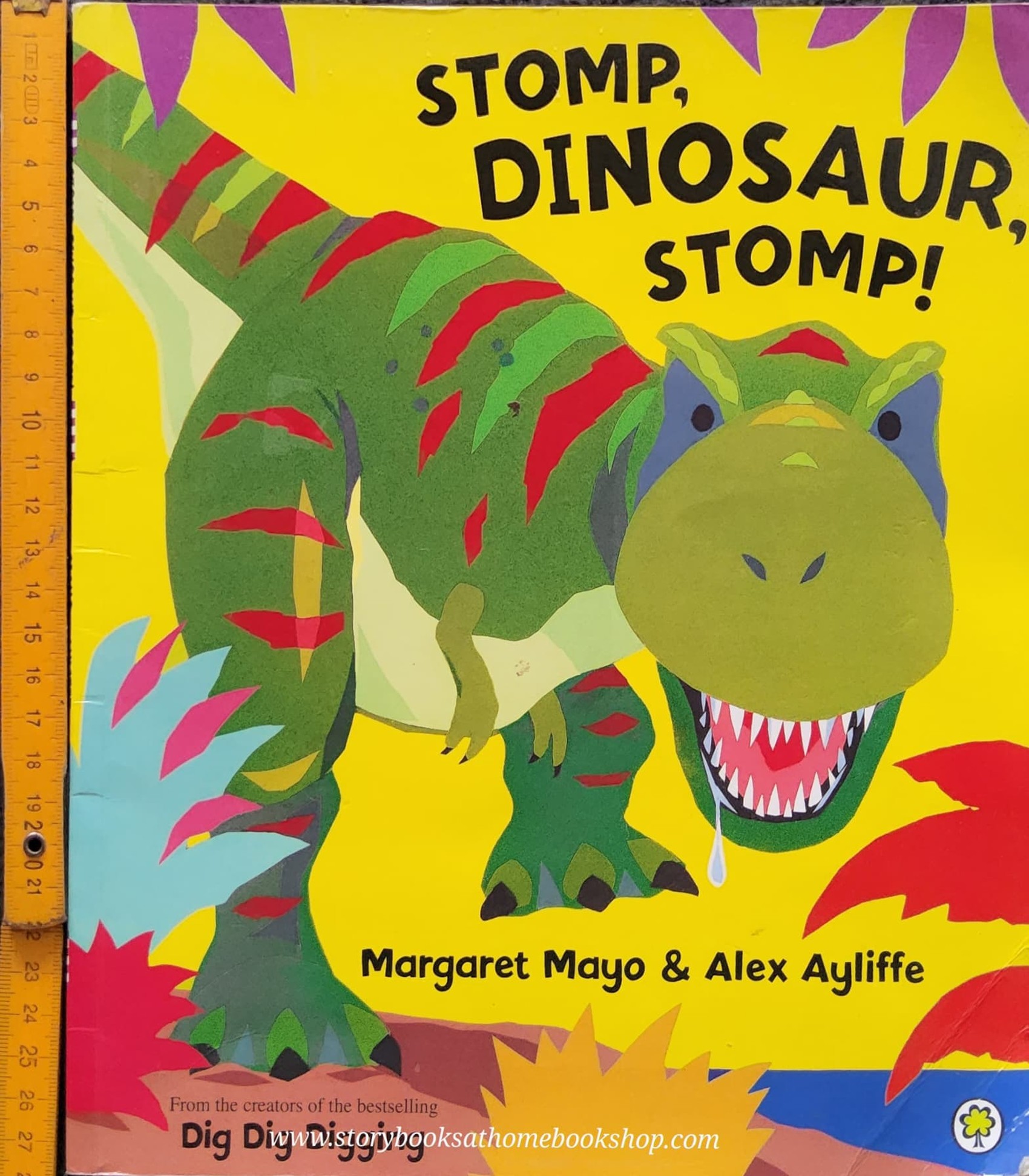STOMP,DINOSAUR,STOMP! BY MARGARET MAYO&ALEX AYLIFFE