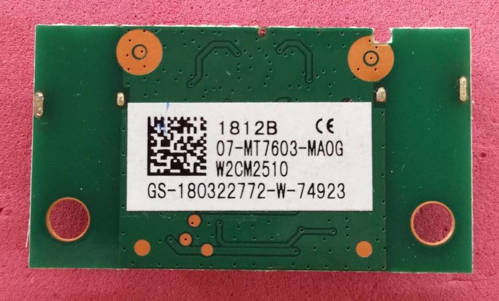 ตัวรับสัญญาณ Wifi (ACONATIC) (อะโคเนติค) อะไหล่แท้/ของถอด รุ่น40HS400AN 43HS534AN 43HS534AN พาร์ทW2CM2510 :07-MT7603-MA0G