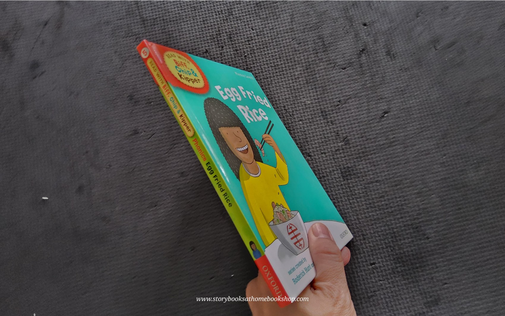 หนังสือนิทานปกแข็ง** 🍅🍅READ WITH BIFF,CHIP&KIPPER:EGG FRIED RICE PHONICS LEVEL5