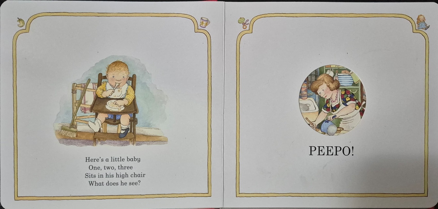 BOARD BOOK** 🍅🍅PEEPO! BY JANET AND ALLAN AHLBERG