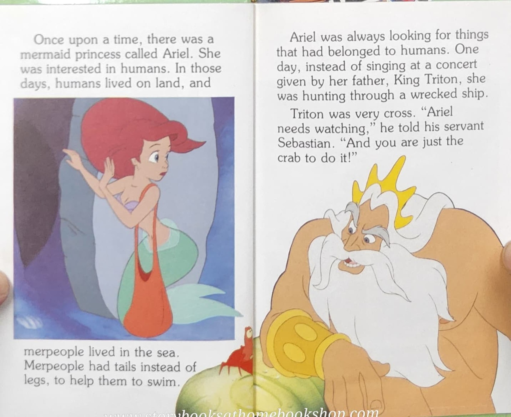 หนังสือนิทานปกแข็ง** 🍅🍅DISNEY THE LITTLE MERMAID
