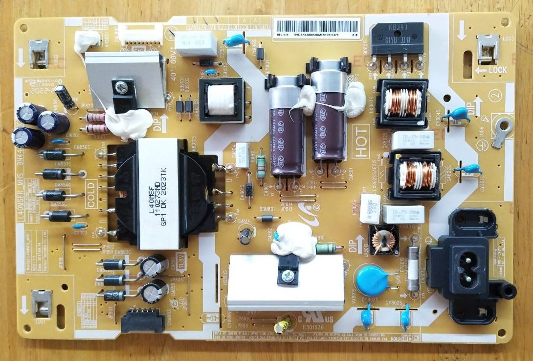 POWER SUPPLY SAMSUNG (ซัพพลาย ซัมซุง) อะไหล่แท้/ของถอดพร้อมใช้งาน พาร์ท BN44-00851C รุ่น UA40J5200DK :UA40J5250DK :UA40M5000AK :UA40M5100DK :UA40N5000AK