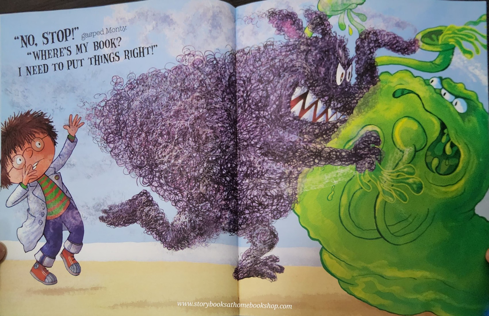 หนังสือนิทานปกอ่อน ** 🍅🍓 MONSTERSAURUS BY CLARE FREEDMAN AND BEN CORT