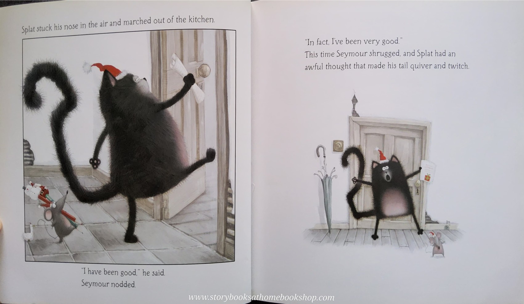 หนังสือนิทานปกอ่อน** 🍅🍓 MERRY CHRISTMAS,SPLAT BY ROB SCOTTON