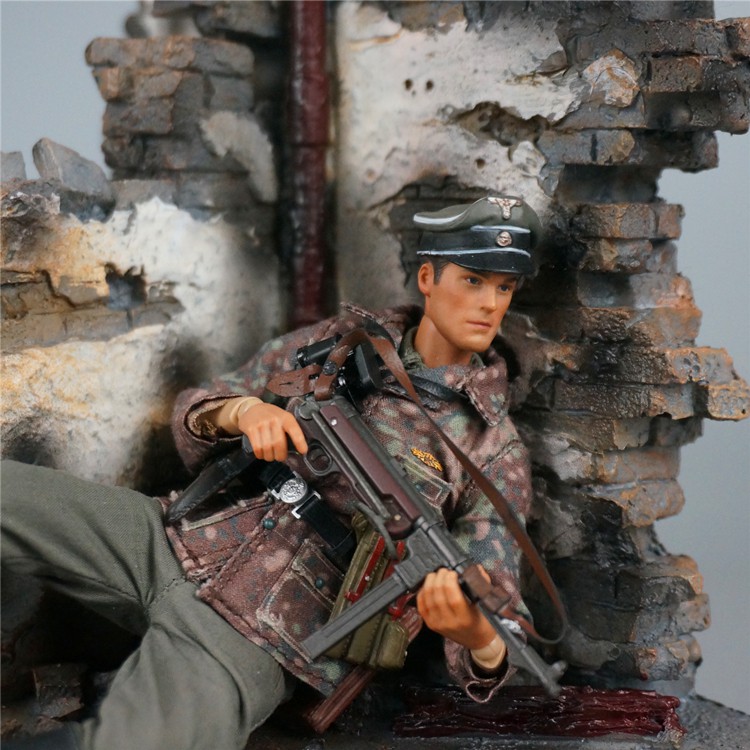 Diorama 1/12 งานฉากไดโอราม่า ฉากซากกำแพง