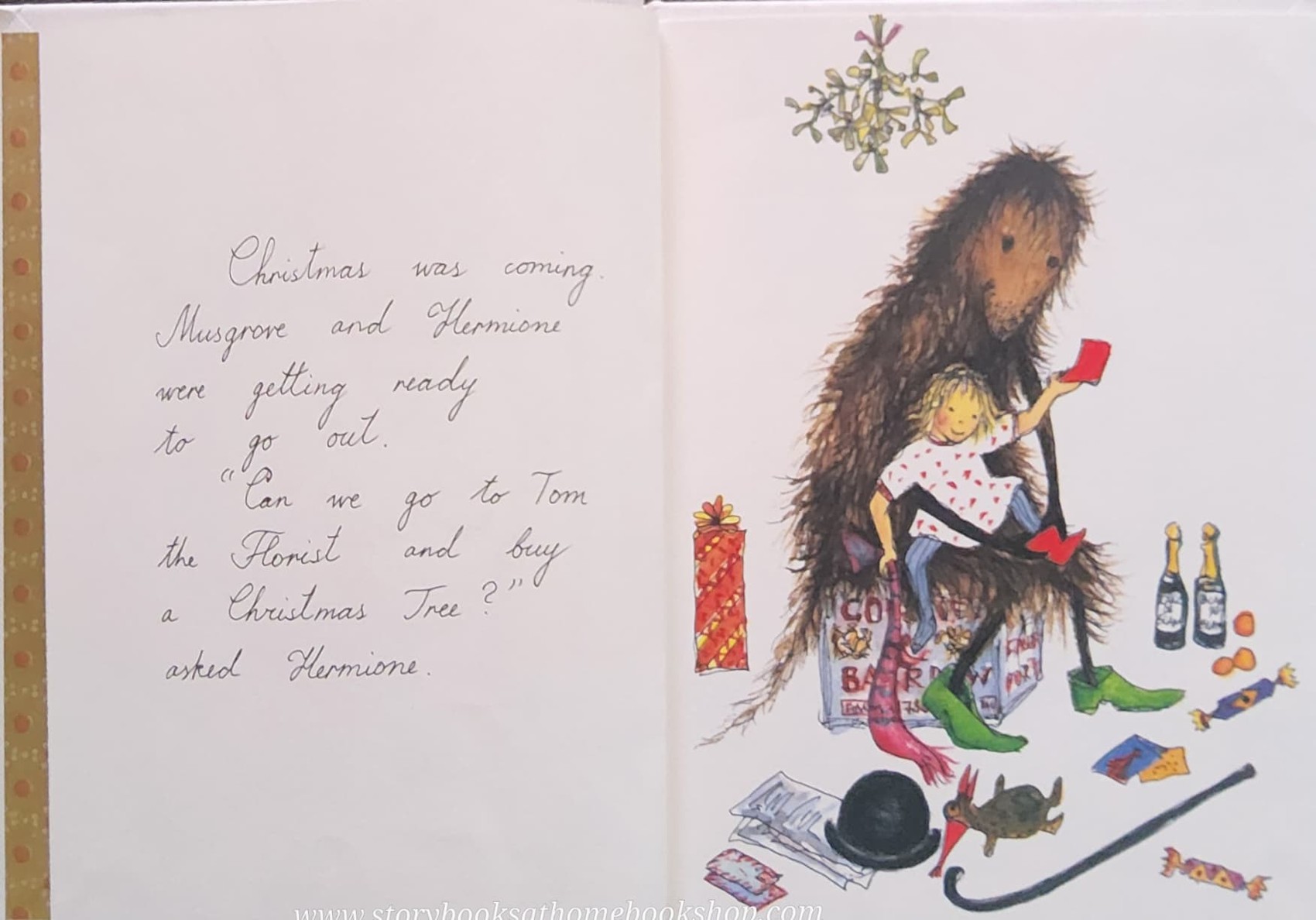 หนังสือนิทานปกแข็ง** 🍓🍓MUSTROVE AND FATHER CHRISTMAS BY HONA RODGERS