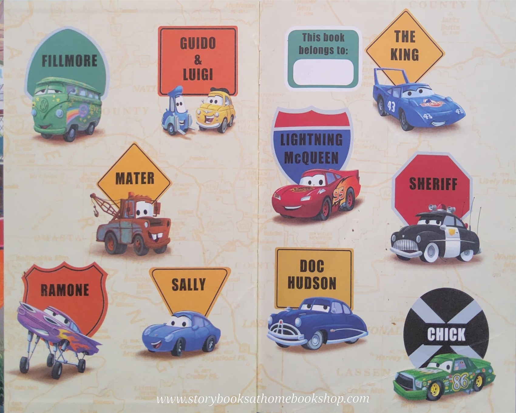 หนังสือนิทานปกแข็ง** 🍅🍅DISNEY PIXAR THE WORLD OF CARS