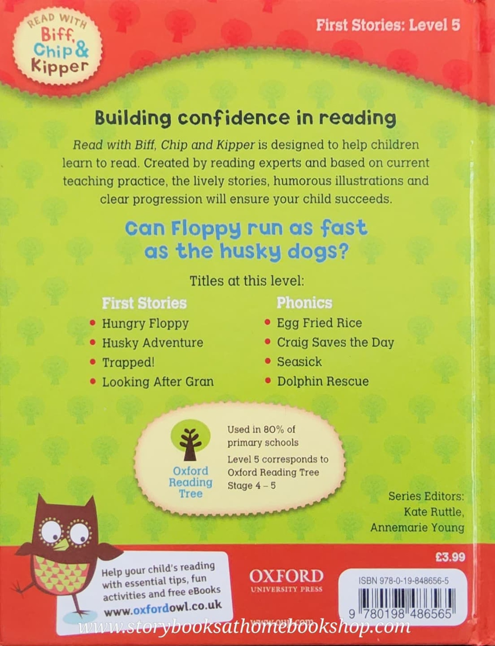 หนังสือนิทานปกแข็ง** 🍅🍅READ WITH BIFF,CHIP&KIPPER: HUSKY ADVENTURE FIRST STORIES LEVEL5