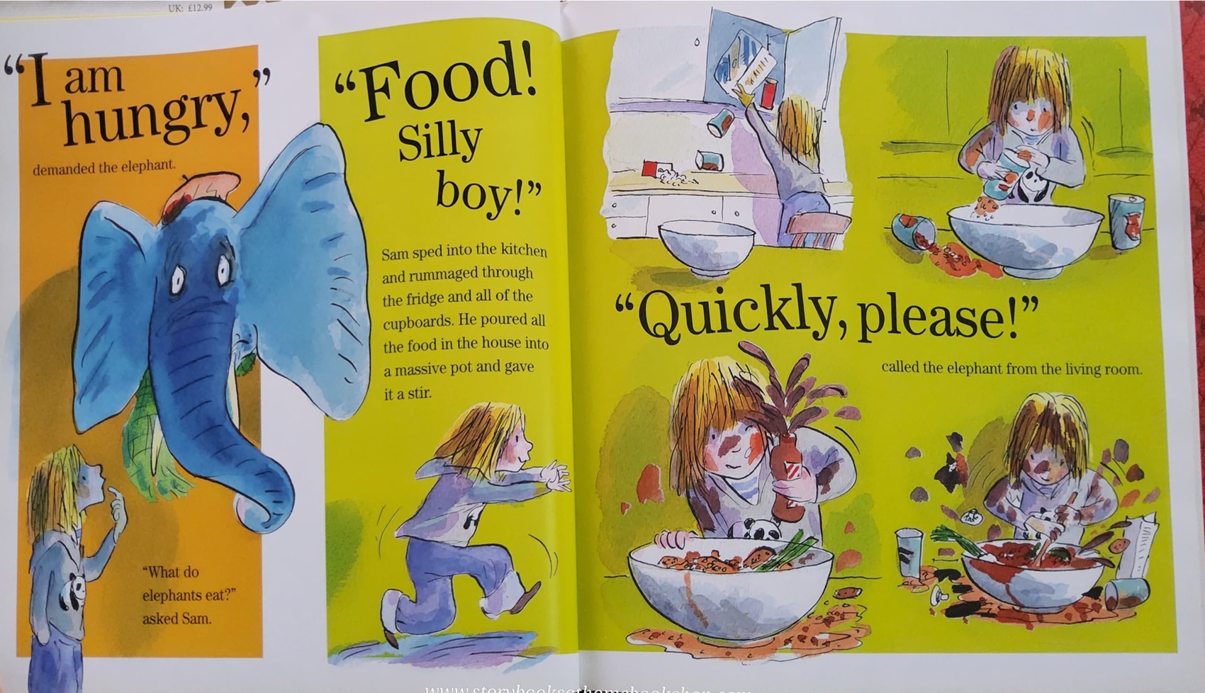 หนังสือนิทานปกแข็ง** 🍅THE SLIGHTLY ANNOYING ELEPHANT BY DAVID WALLIAM