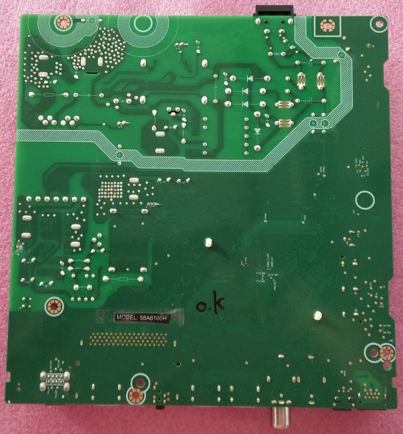 เมนเบอร์ทีวีไฮเซน HISENSE อะไหล่แท้มือสองพร้อมใช้งาน ใช้กับรุ่น55A6100H พาร์ทRSAG7.820.11742/ROH ใช้ทีคอนRSAG7.820.11133/ROH