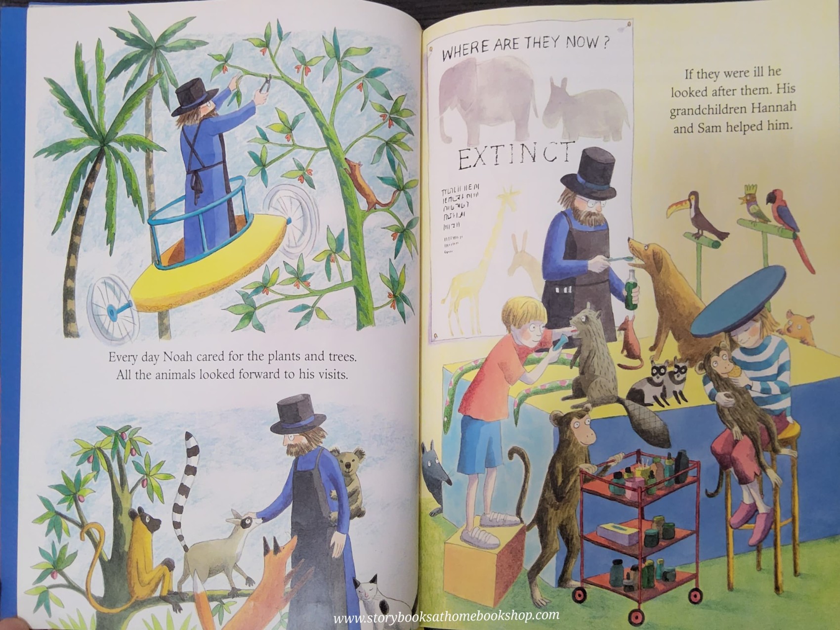 หนังสือนิทานปกแข็ง** 🍅NOAH AND THE SPACE ARK BY LAURA CECIL