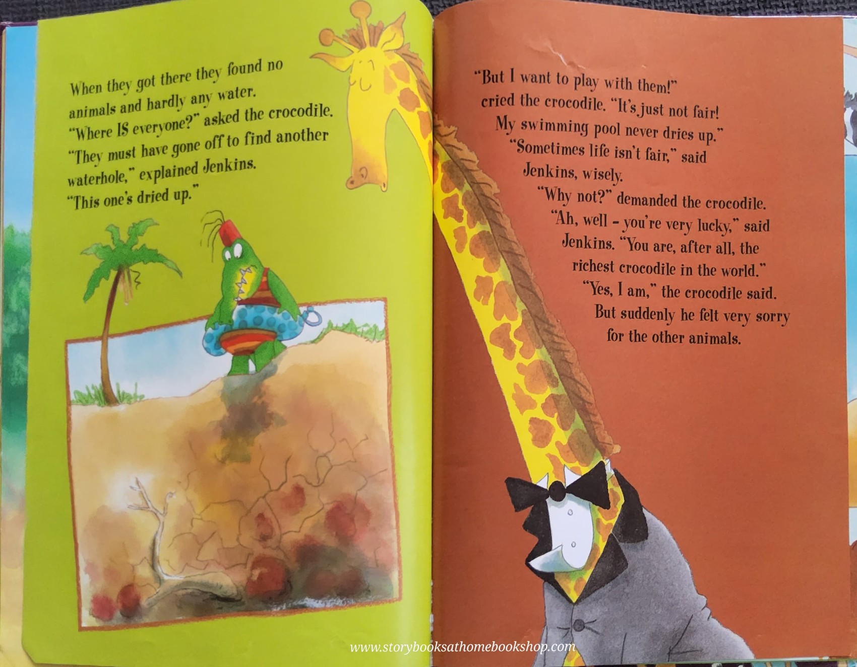 หนังสือนิทานปกแข็ง** 🍅🍓THE RICHEST CROCODILE IN THE WORLD BY DANIEL POSTGATE