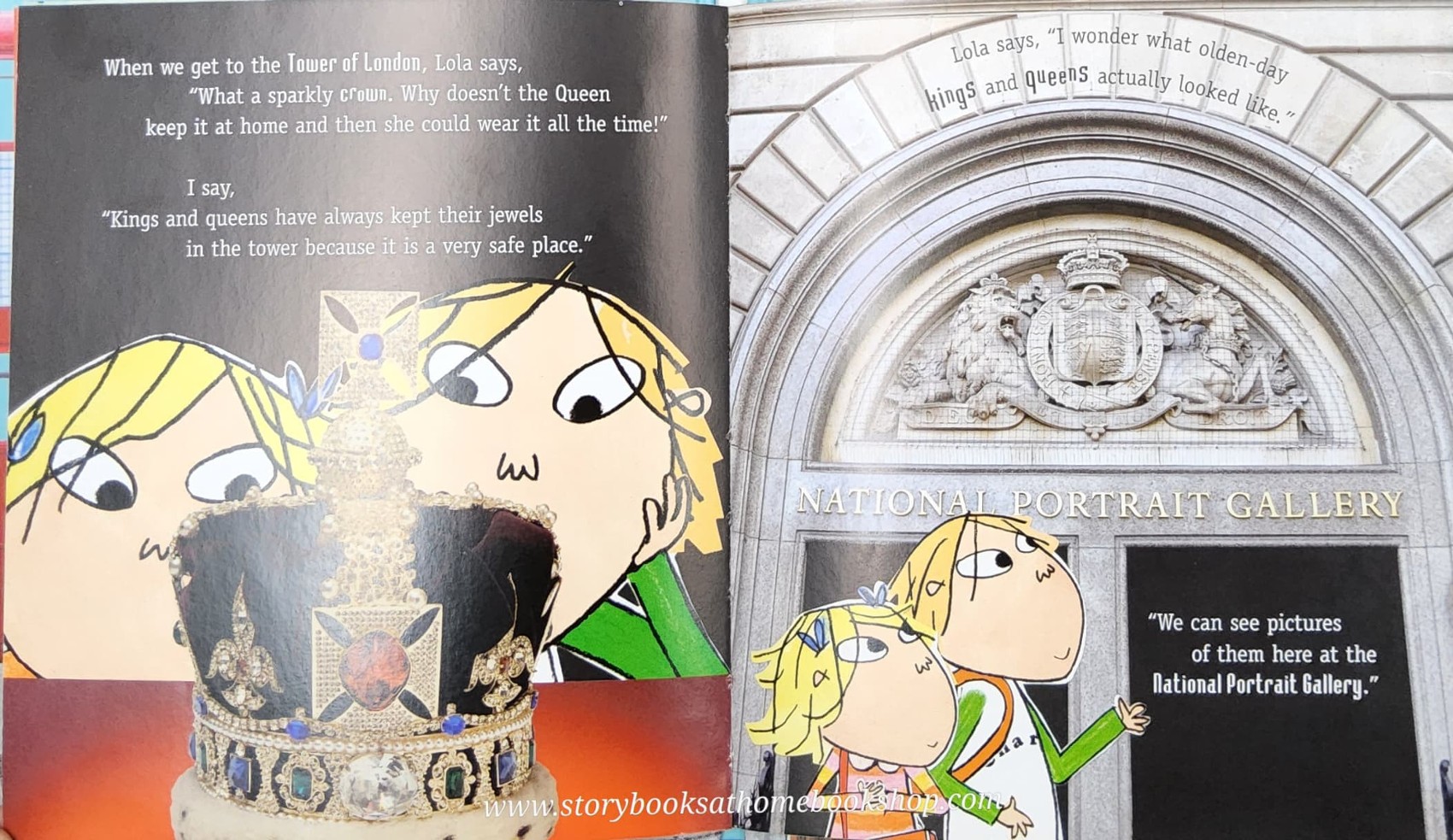 หนังสือนิทานปกแข็ง* 🍓🍓CHARLIE AND LOLA:WE COMPLETELY MUST GO TO LONDON