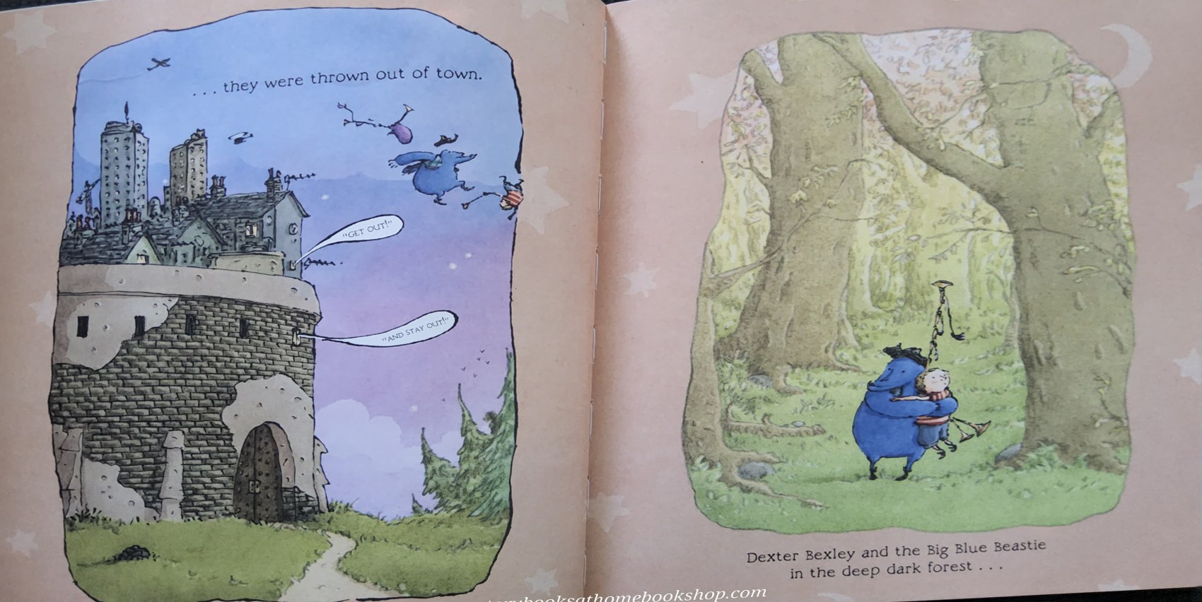 หนังสือนิทานปกอ่อน** 🍅🍓DEXTER BEXLEY AND THE BIG BLUE BEATIE ON THE ROAD BY JOEL SEWART