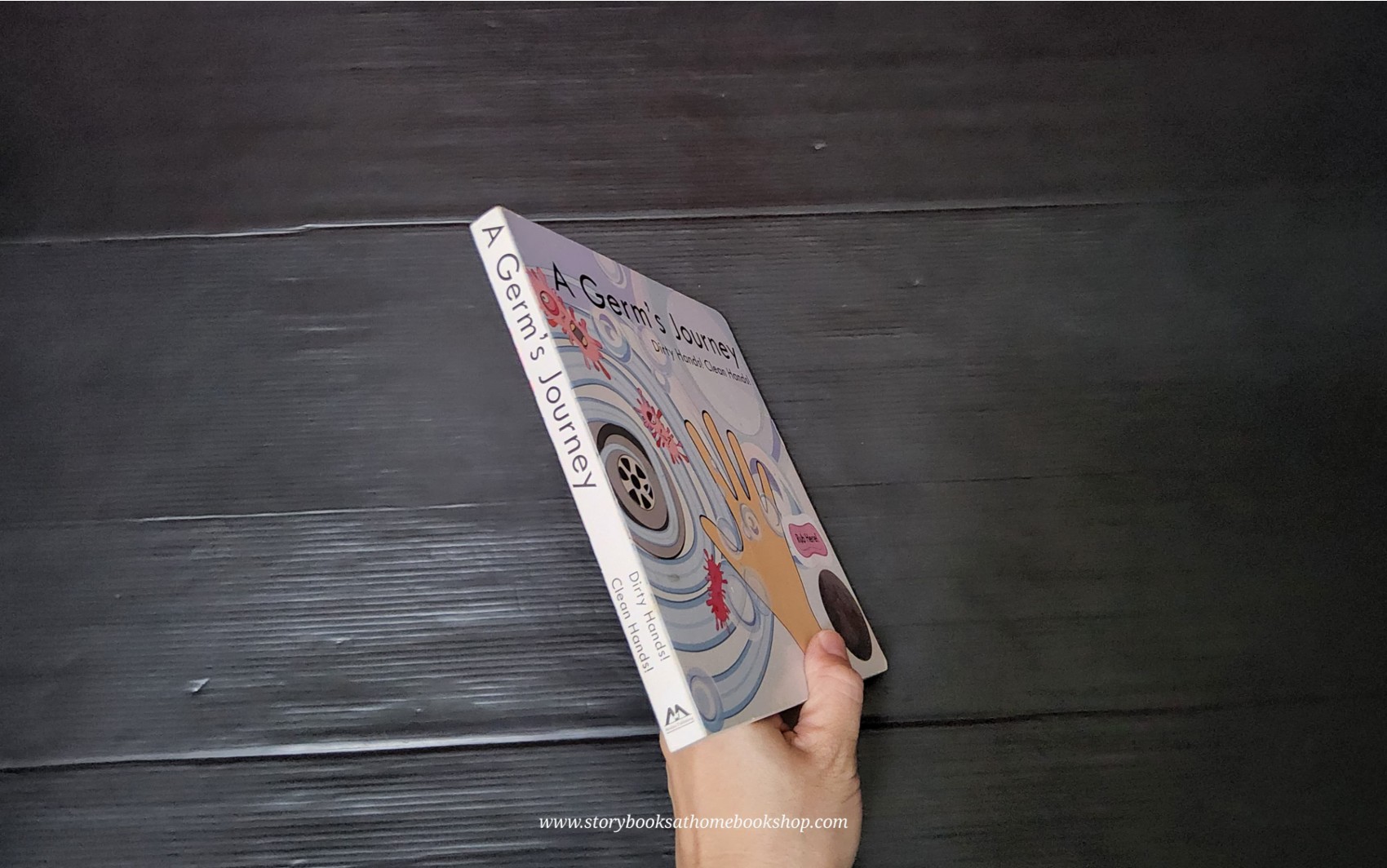 BOARD BOOK** 🍅A GERM'S JOURNEY DIRTY HANDS! CLEAN HANDS!