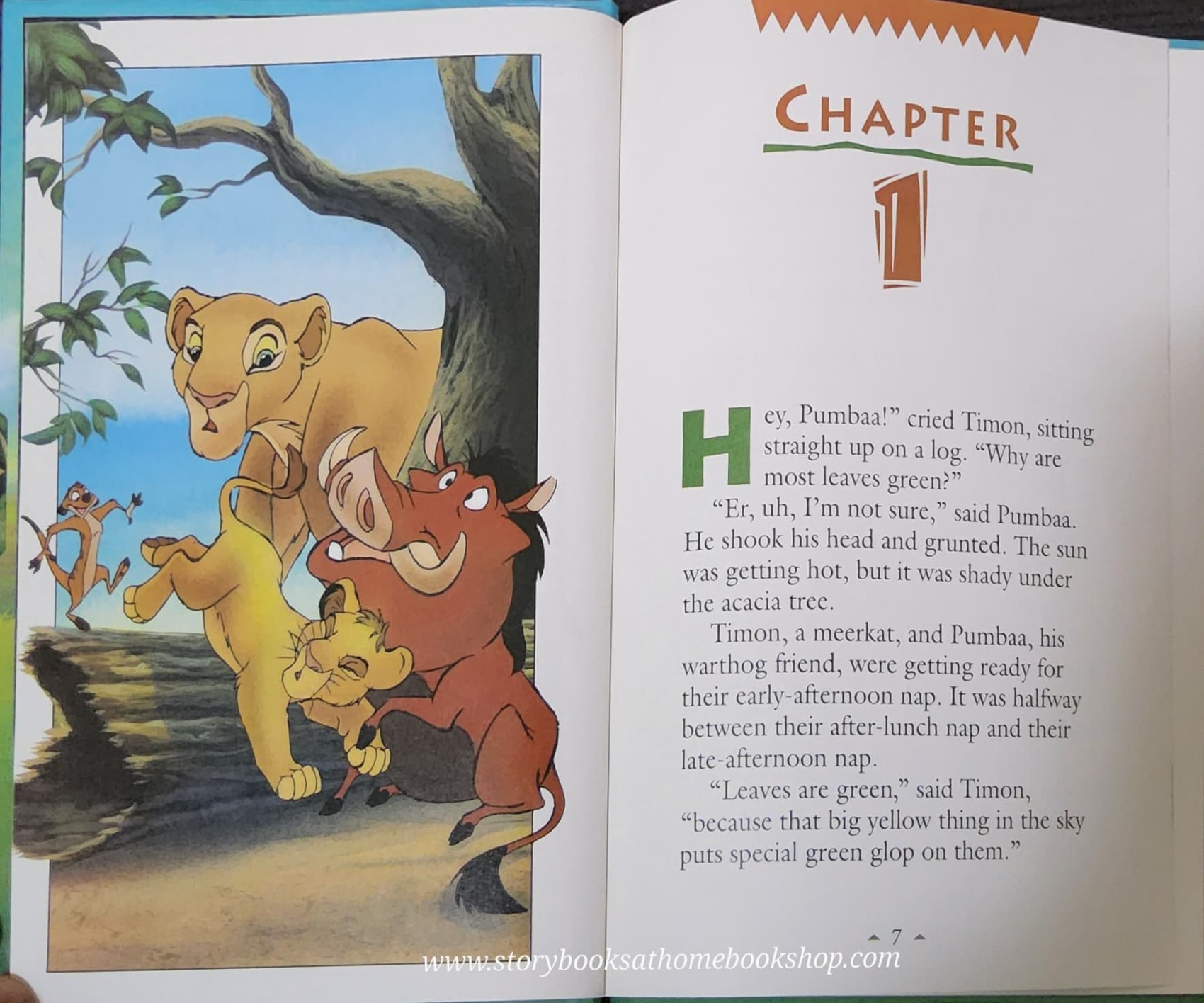 หนังสือนิทานปกแข็ง** 🍅🍅DISNEY'S THE LION KING A SNAKE IN THE GRASS