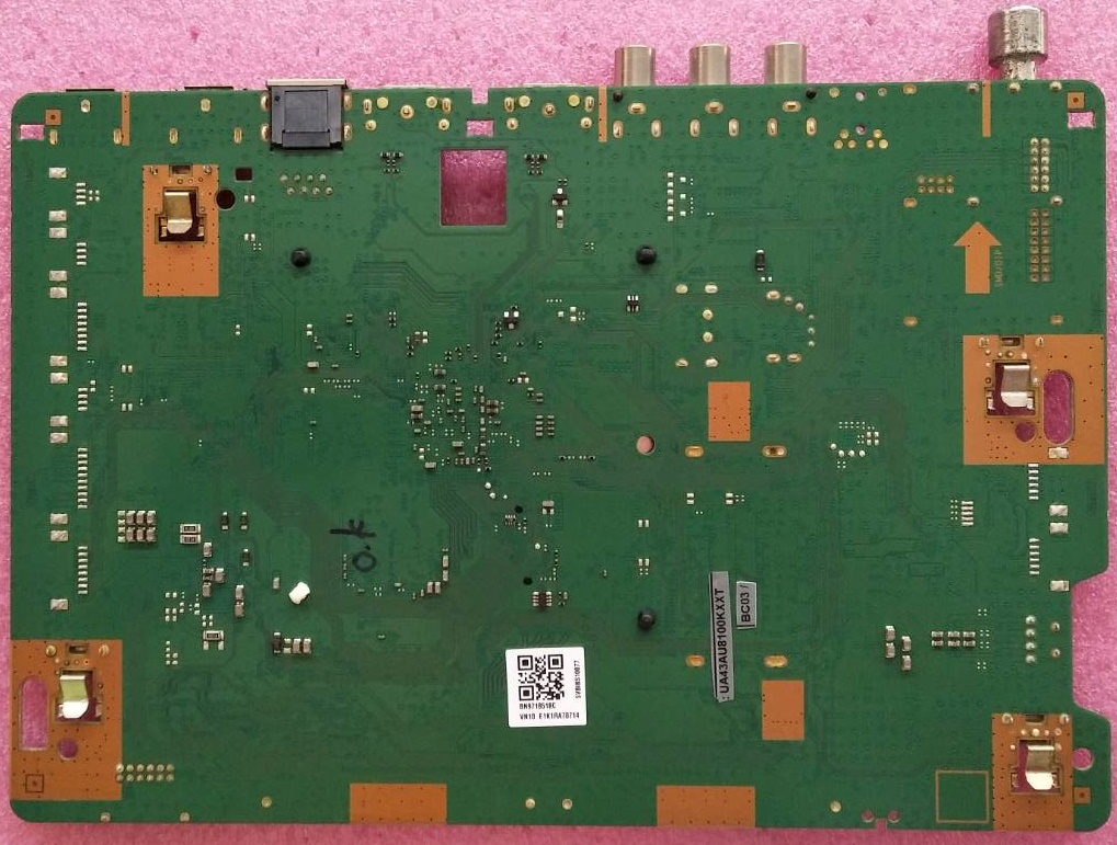 เมนบอร์ดทีวีซัมซุง SAMSUNG อะไหล่แท้/มือสองพร้อมใช้งาน พาร์ทBN94-17202M ใช้กับรุ่นUA43AU8100KXXT เวอร์ชั่นBC03