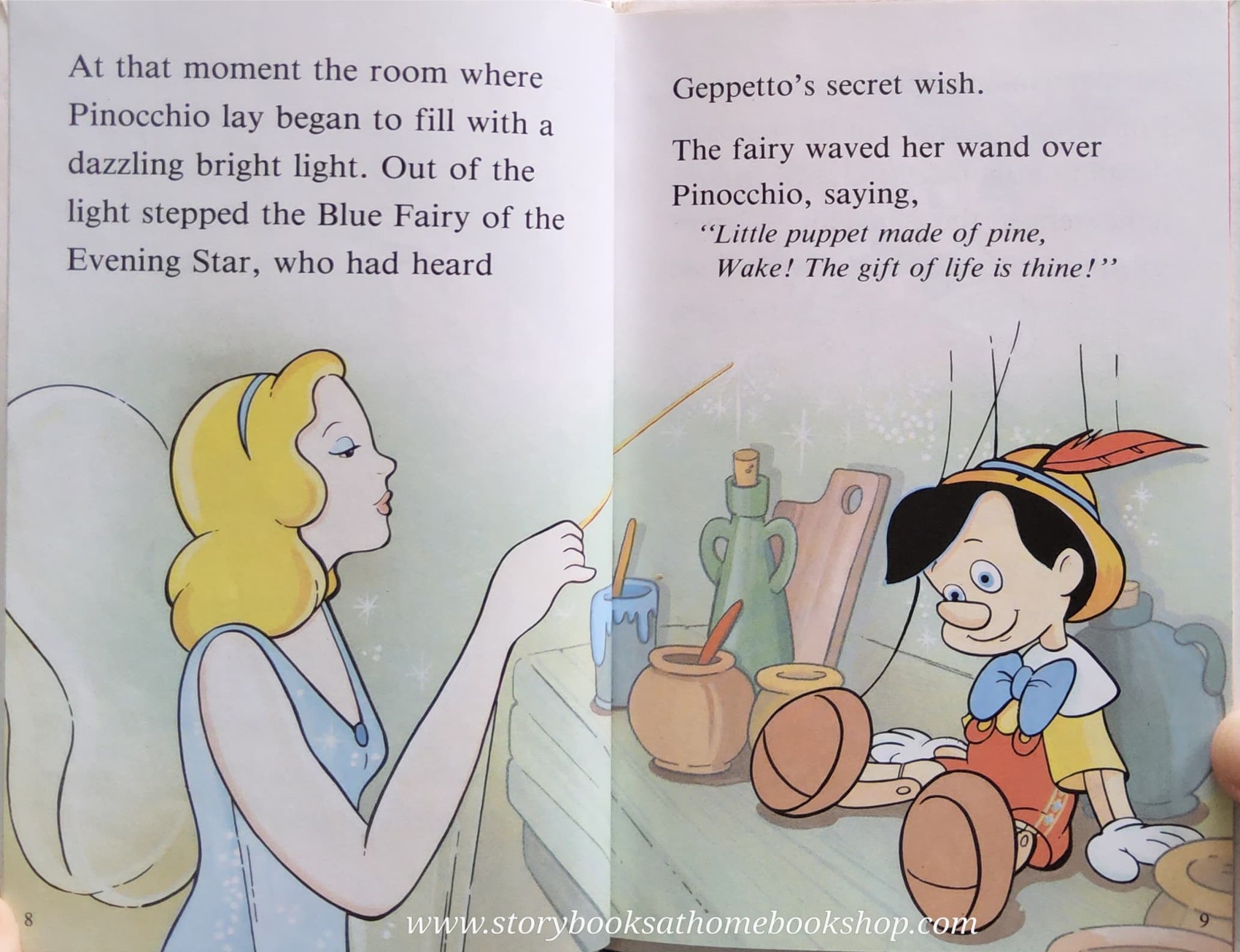 หนังสือนิทานปกแข็ง** 🍅🍅DISNEY PICNOCCHIO